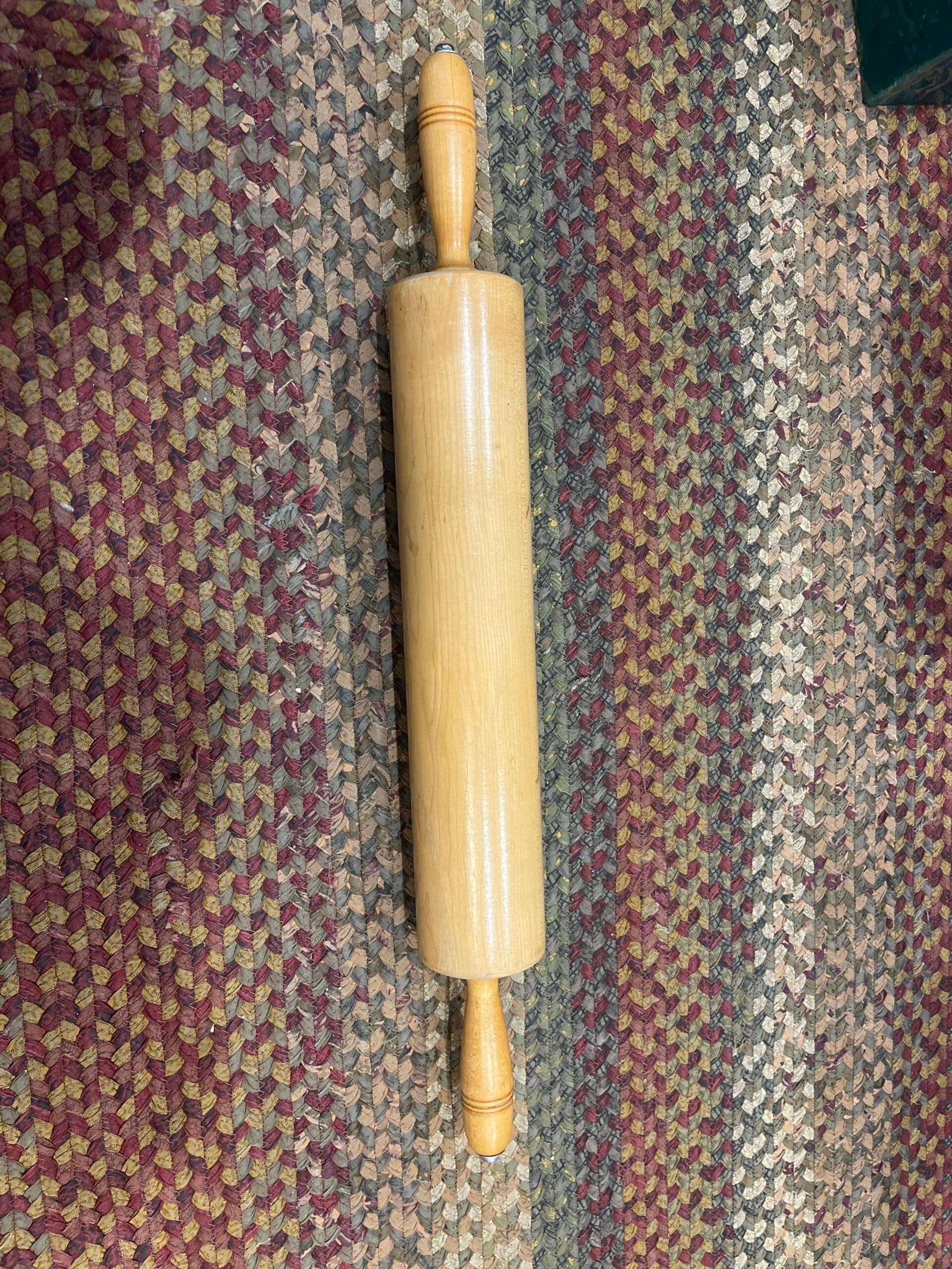 Extra Large Vtg Rolling Pin 25 inches - Regular - Thumbnail 3