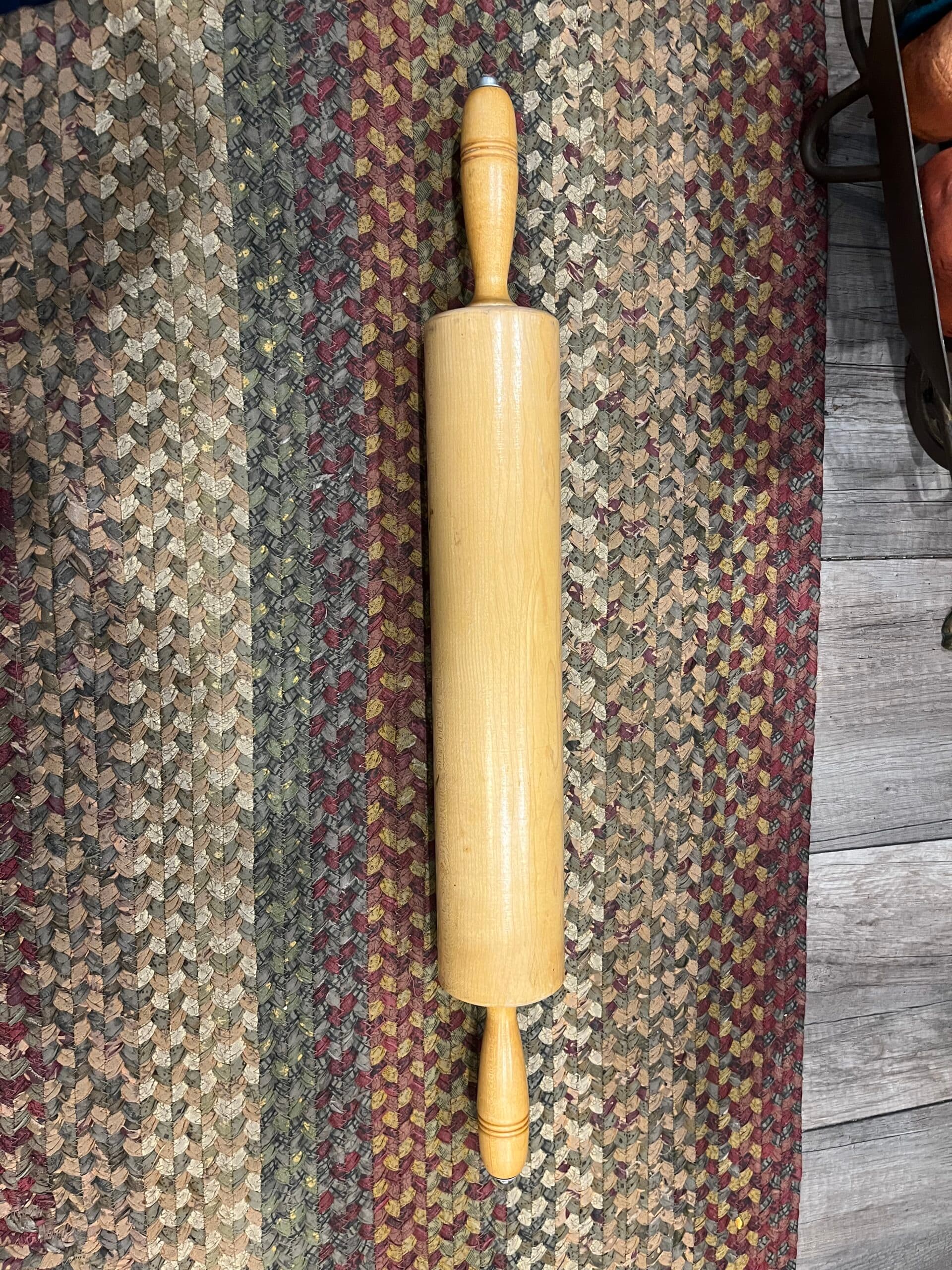 Extra Large Vtg Rolling Pin 25 inches - Regular - Thumbnail 2