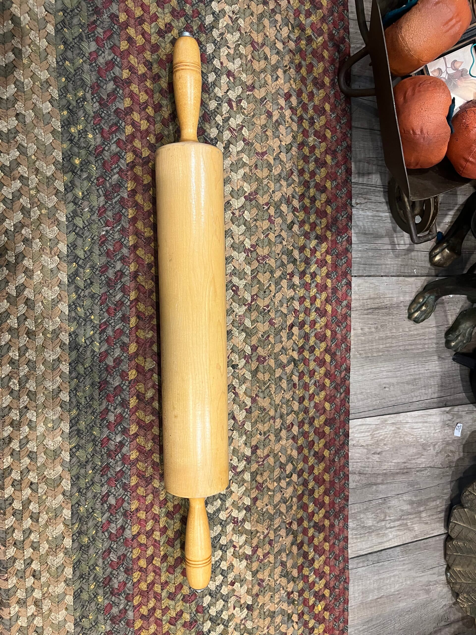 Extra Large Vtg Rolling Pin 25 inches - Regular - Thumbnail 4