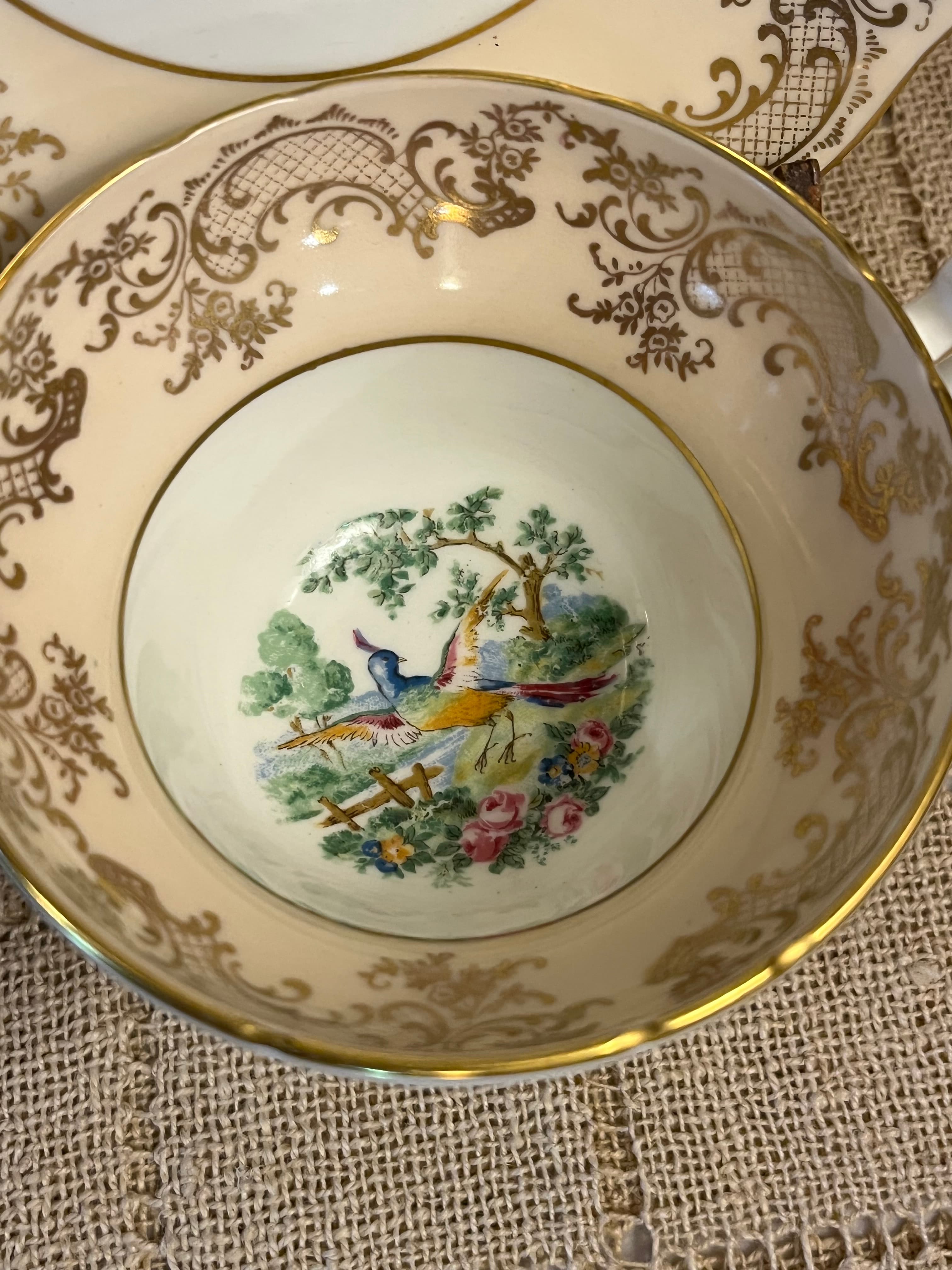 The Foley Company Pink Teacup and Saucer - Regular - Thumbnail 3