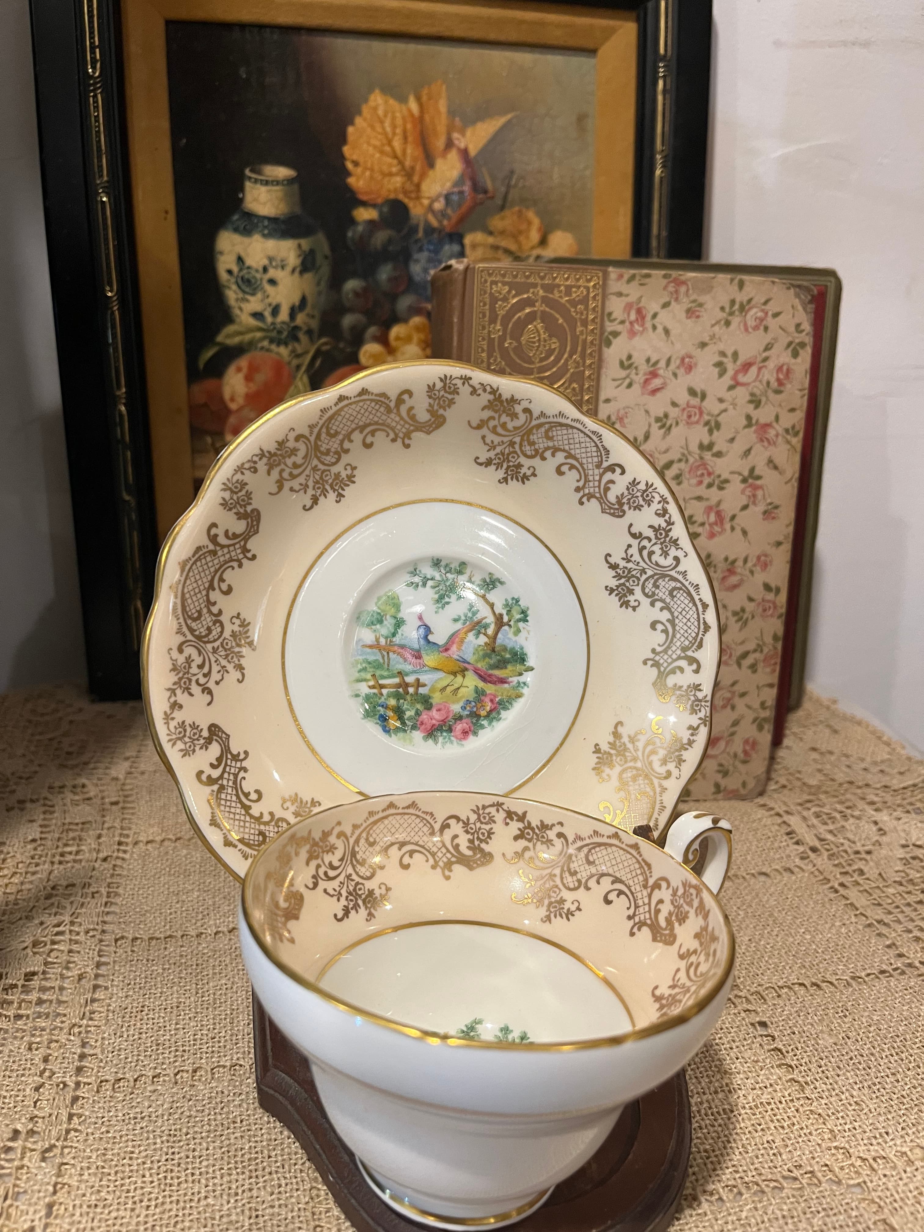The Foley Company Pink Teacup and Saucer - Regular - Thumbnail 5