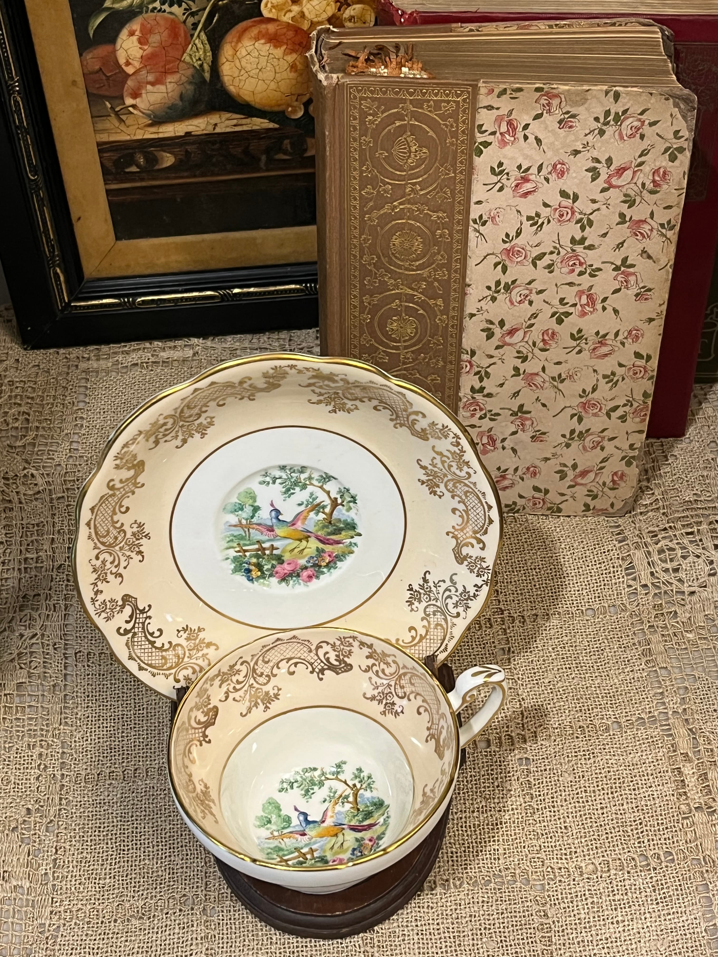 The Foley Company Pink Teacup and Saucer - Regular - Thumbnail 4