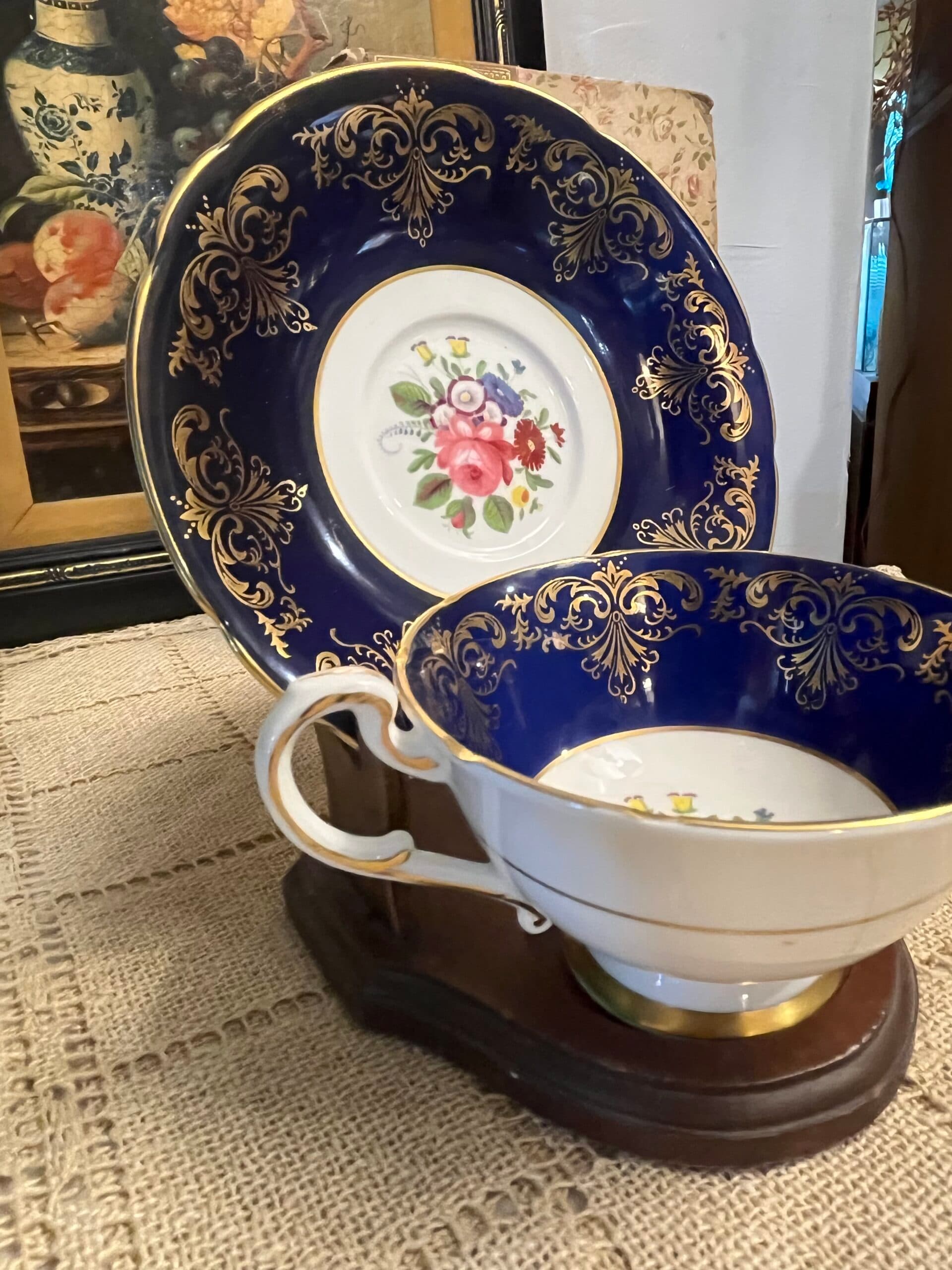 Blue and Gold English Bone China - Regular - Thumbnail 3
