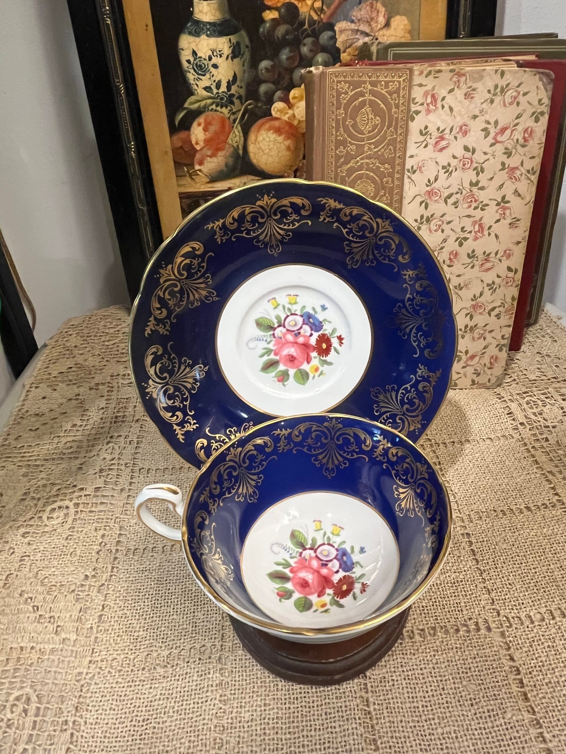 Blue and Gold English Bone China - Regular - Thumbnail 5