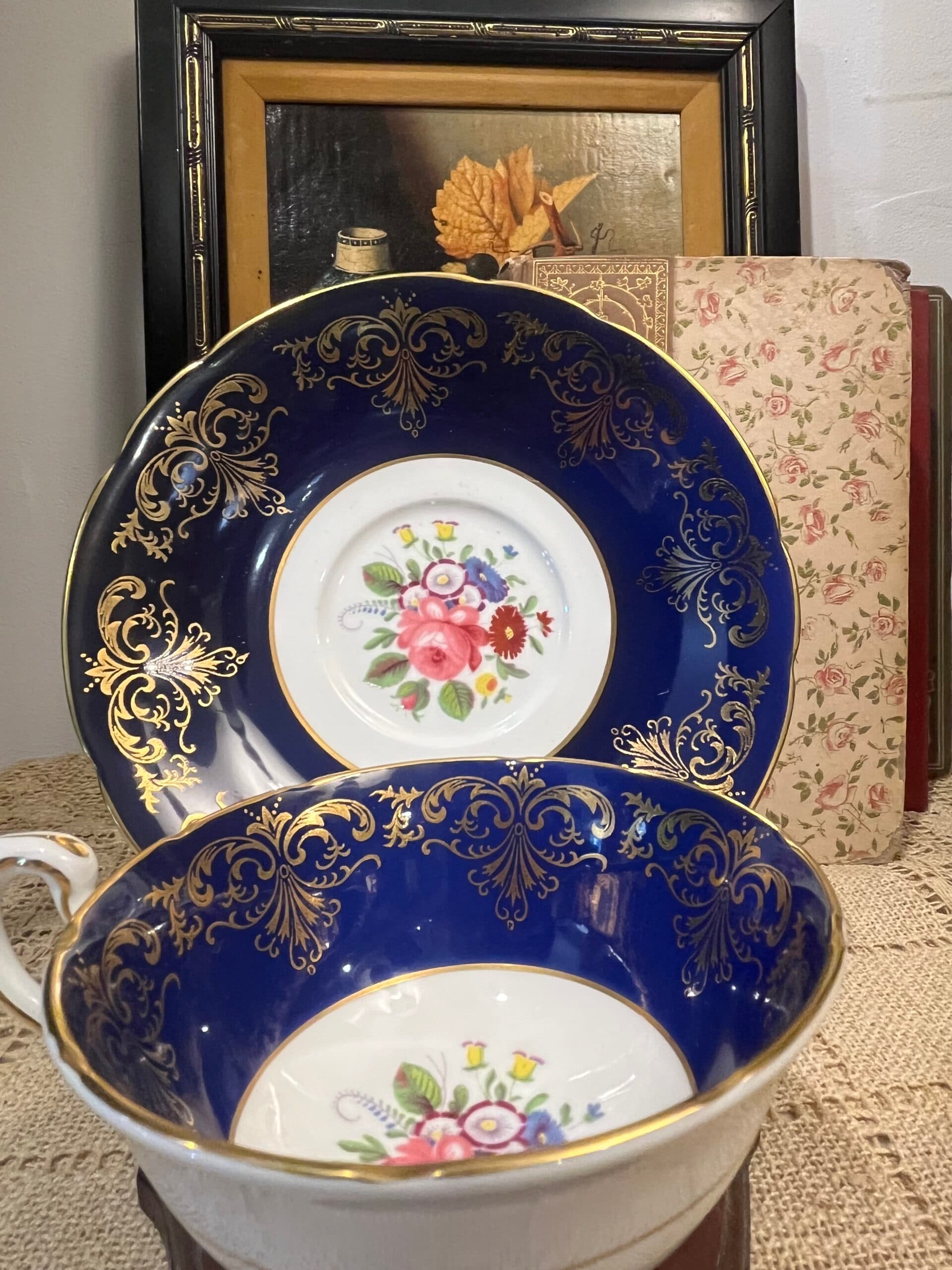 Blue and Gold English Bone China - Regular - Thumbnail 4