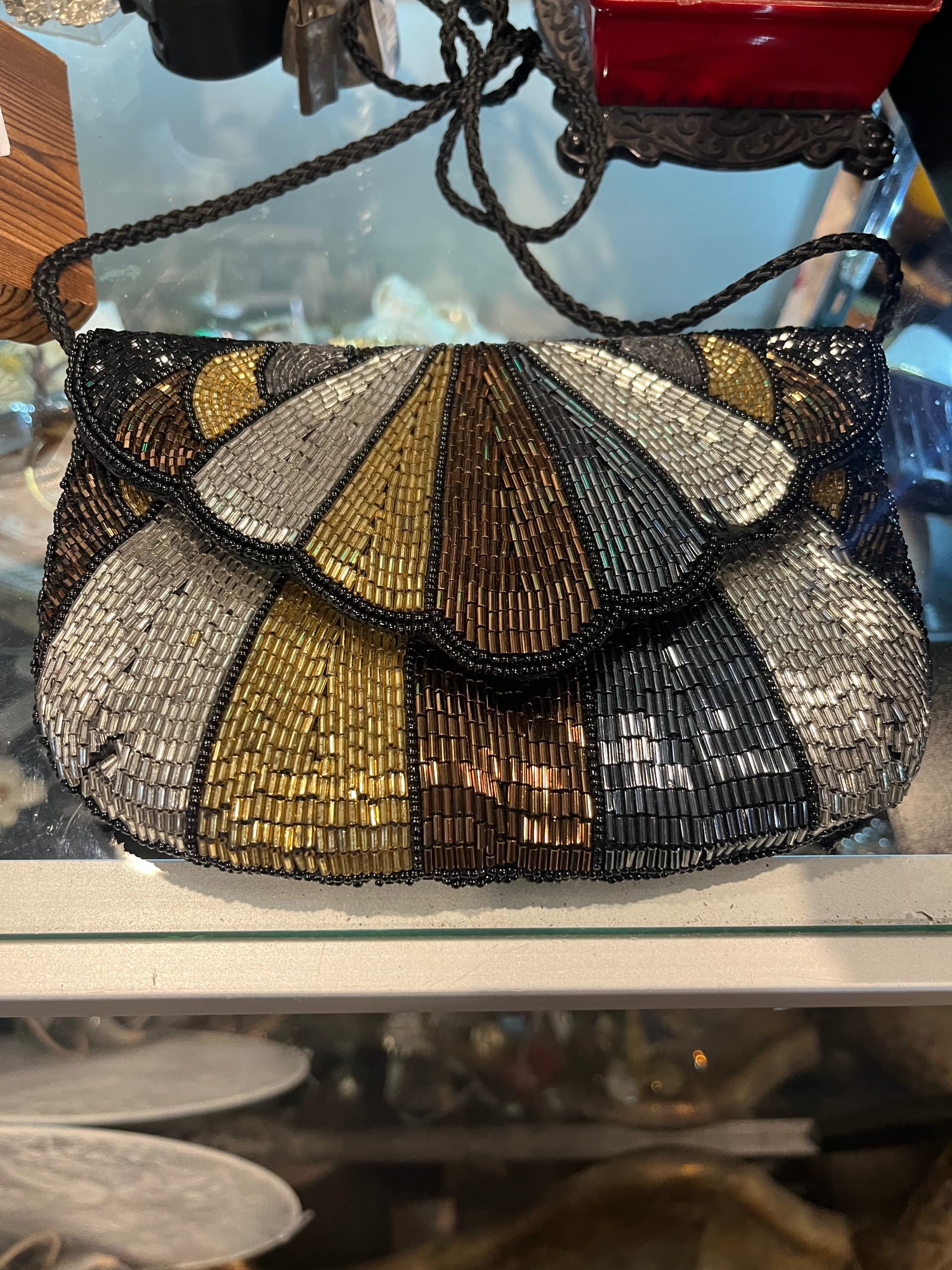 Beaded Art Deco Purse - Regular - Thumbnail 4
