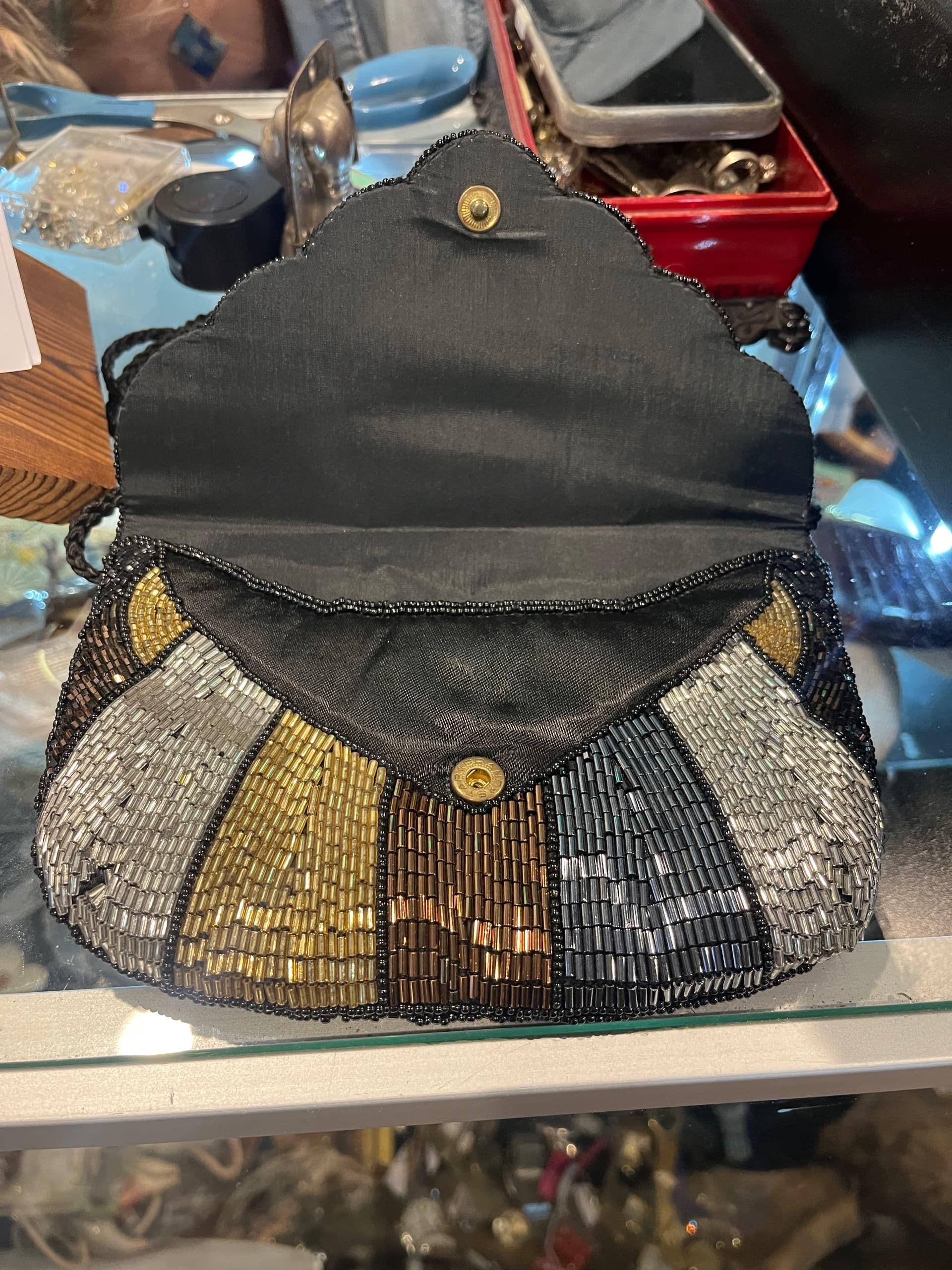Beaded Art Deco Purse - Regular - Thumbnail 2