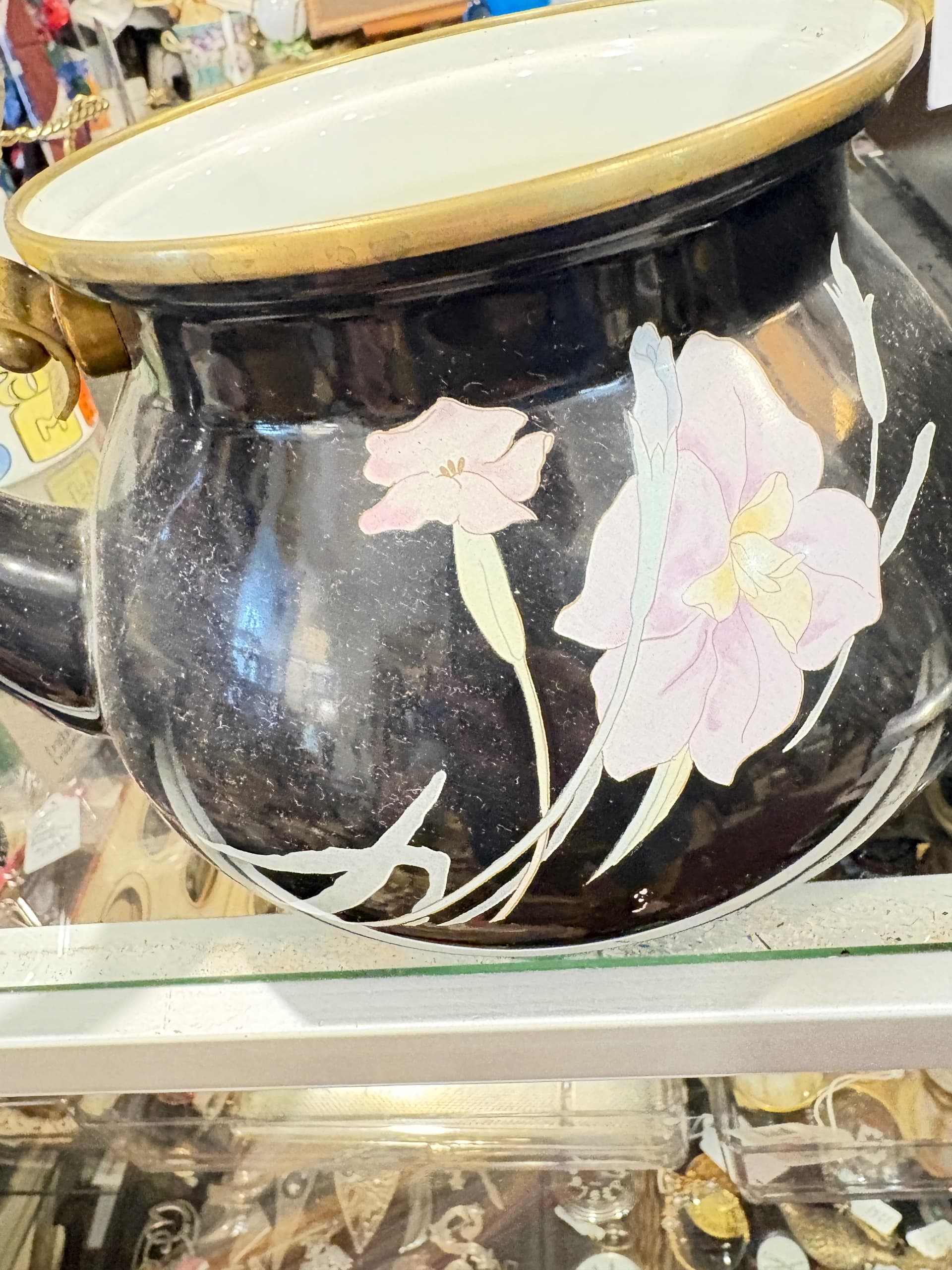 Mikasa Black Enamel Tea Kettle - Regular - Thumbnail 3