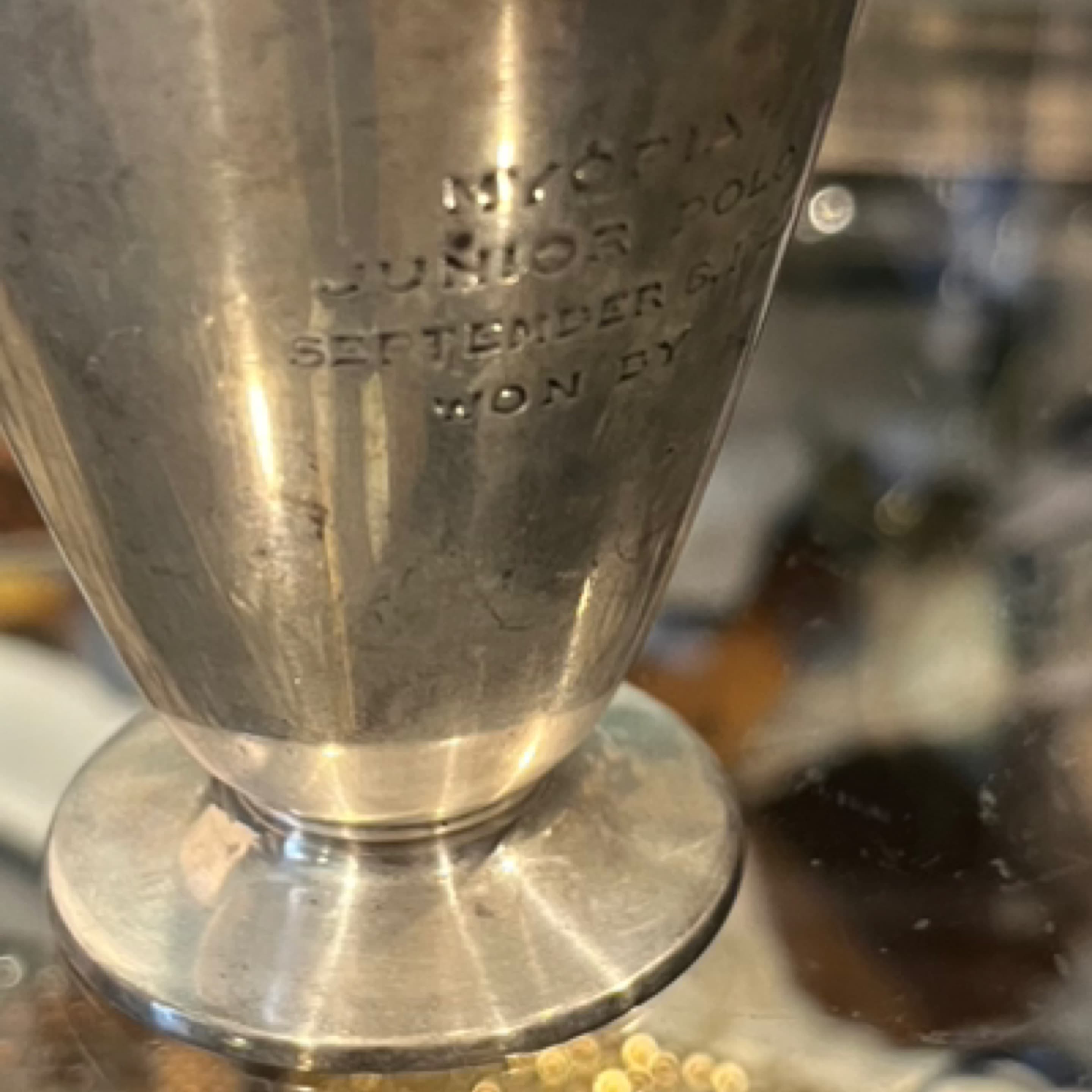 Sterling Tiffany engaged 3” cup - Regular