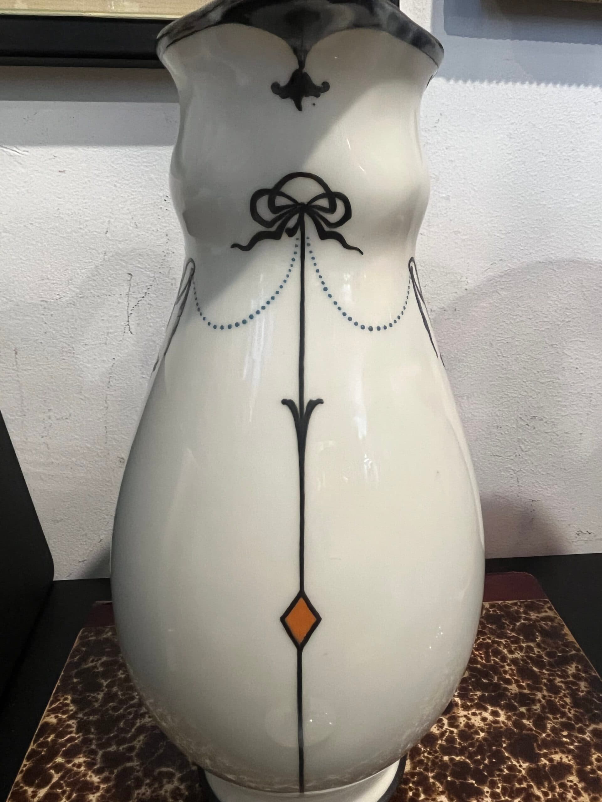 Art Deco Ceramic Pitcher - Regular - Thumbnail 5