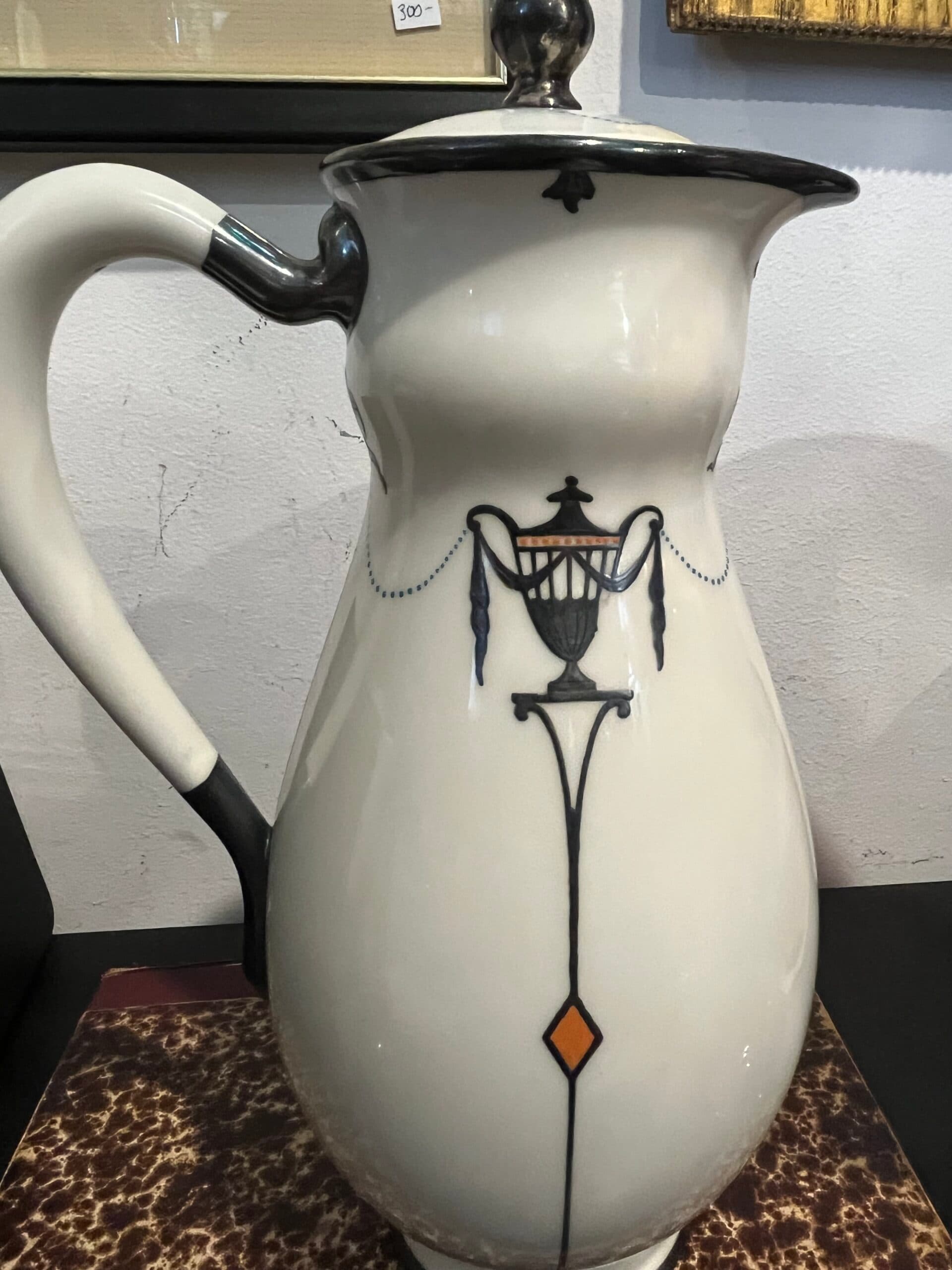 Art Deco Ceramic Pitcher - Regular - Thumbnail 2
