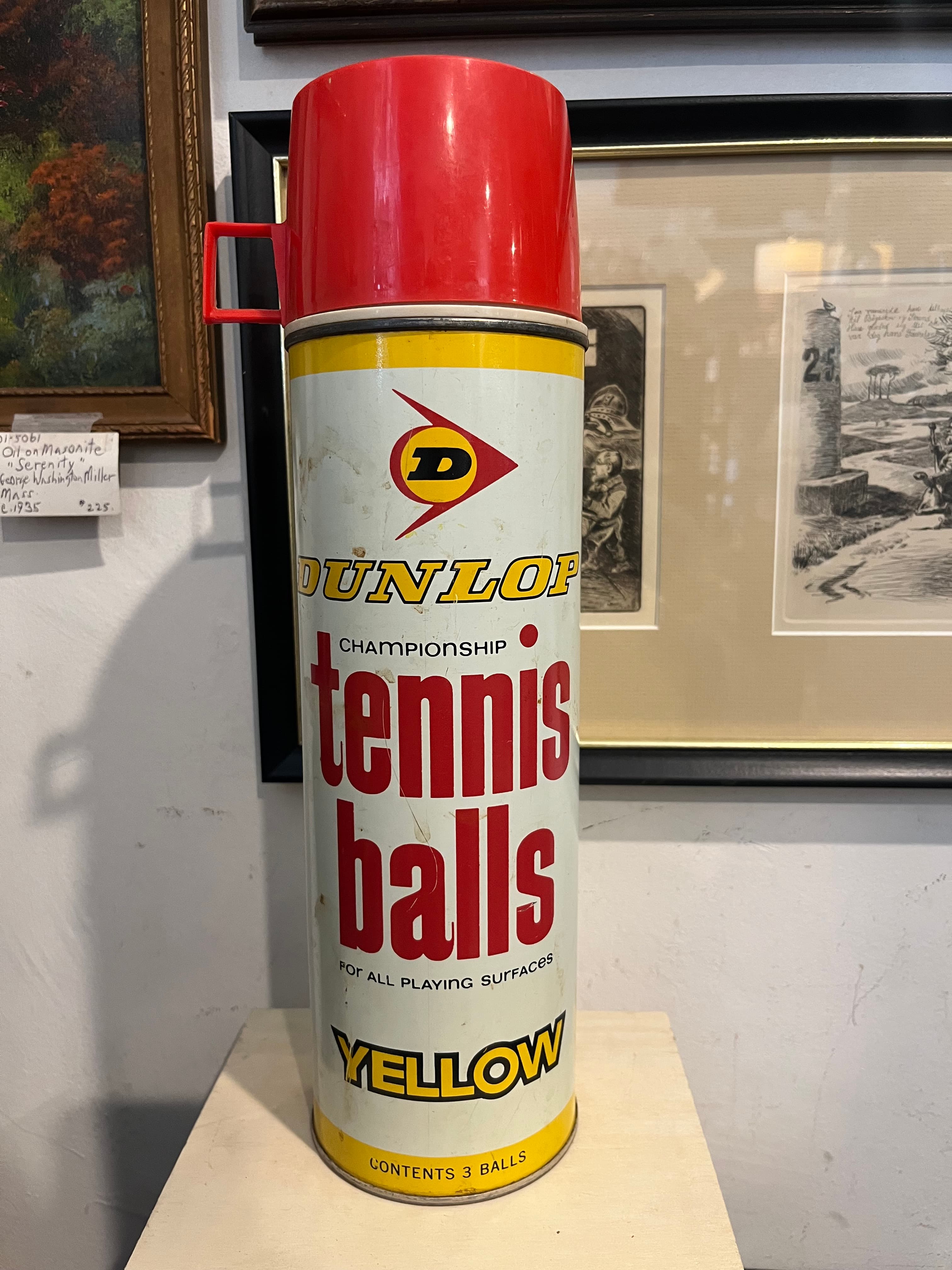 Vintage Dunlop Tennis Ball Thermos - Regular - Thumbnail 6