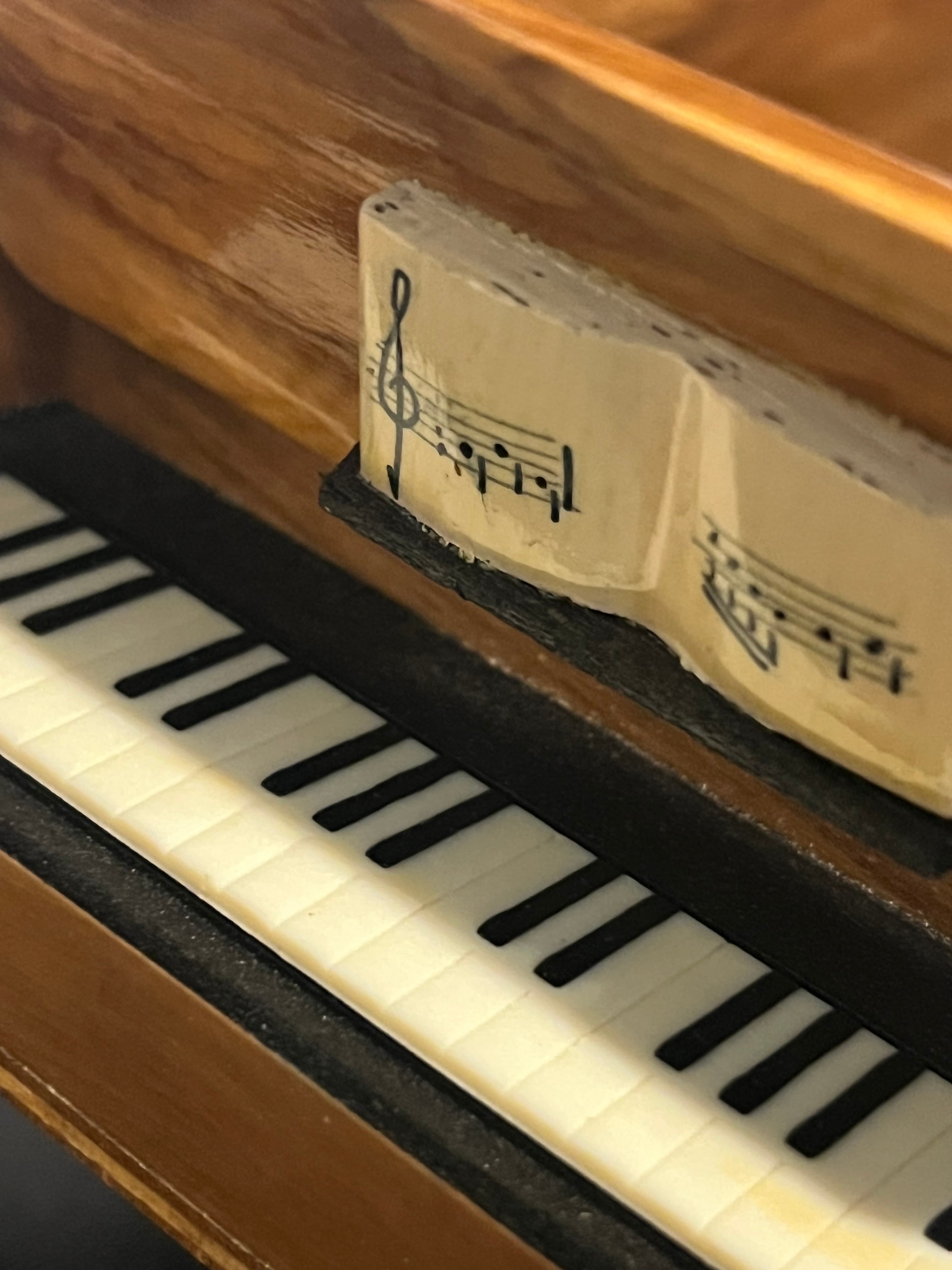 Reuge Wooden Piano Music/Jewelry Box (unworking) - Regular - Thumbnail 3