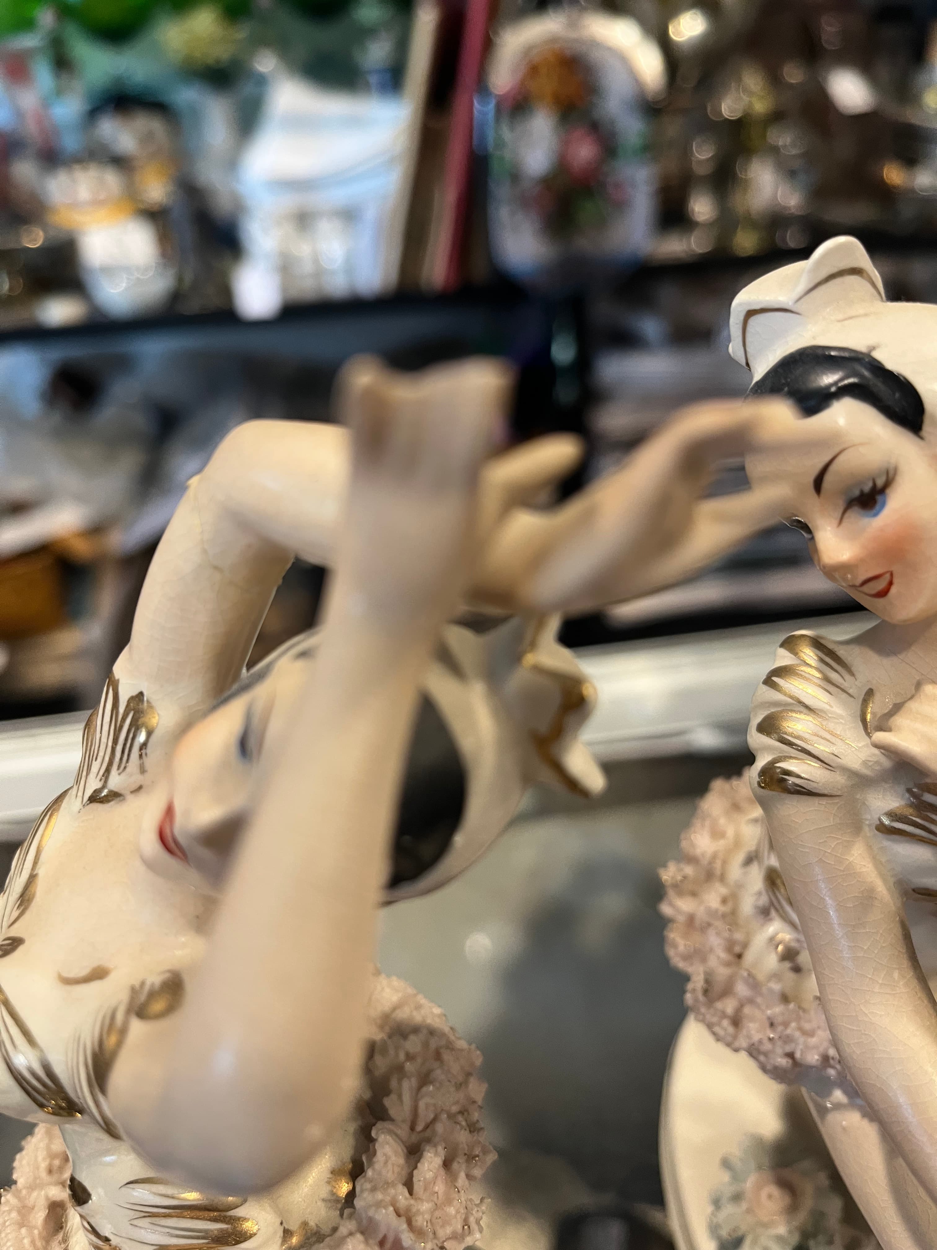 Pair of Lipper & Mann Ballerina Figurines AS IS - Regular - Thumbnail 4