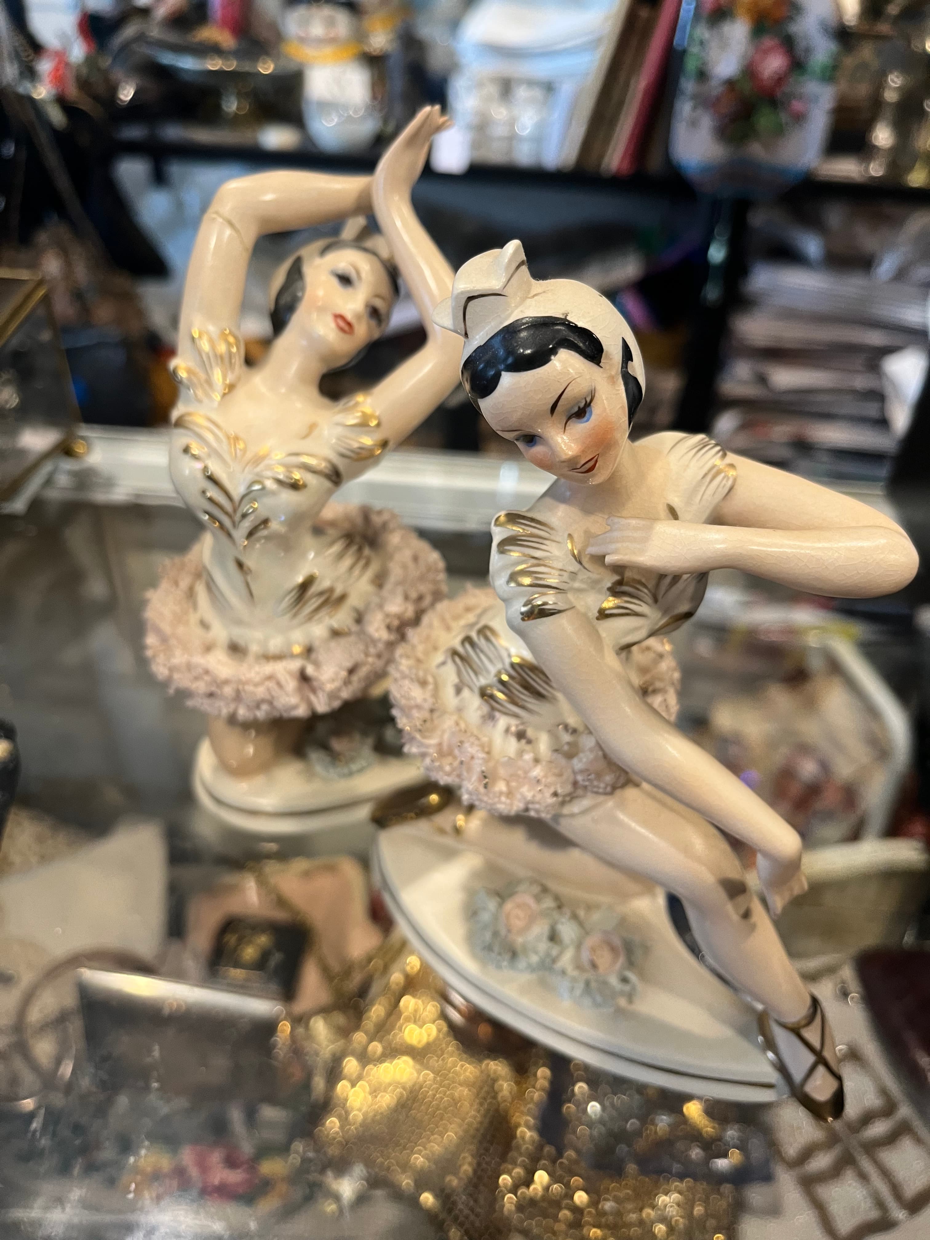 Pair of Lipper & Mann Ballerina Figurines AS IS - Regular - Thumbnail 10