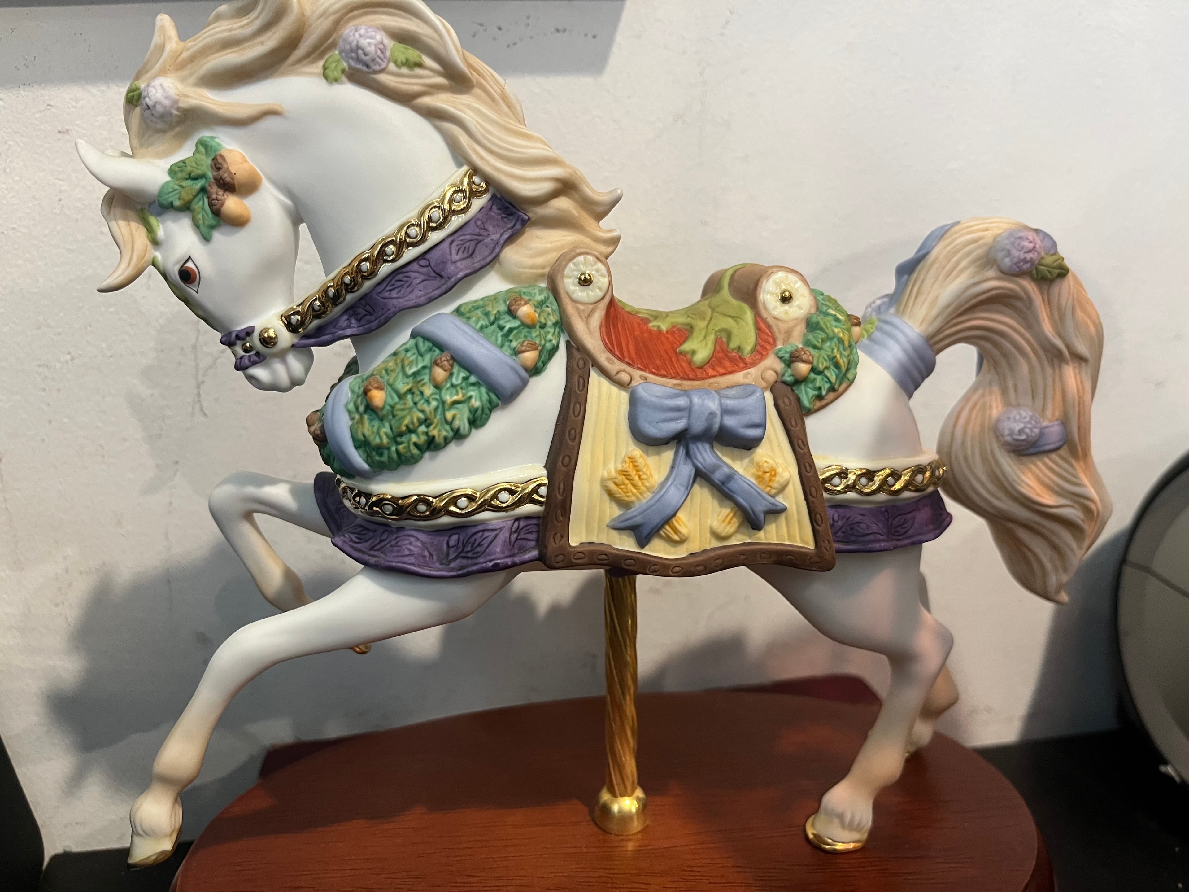 Lenox Harvest Carousel Horse Figurine - Regular - Thumbnail 2