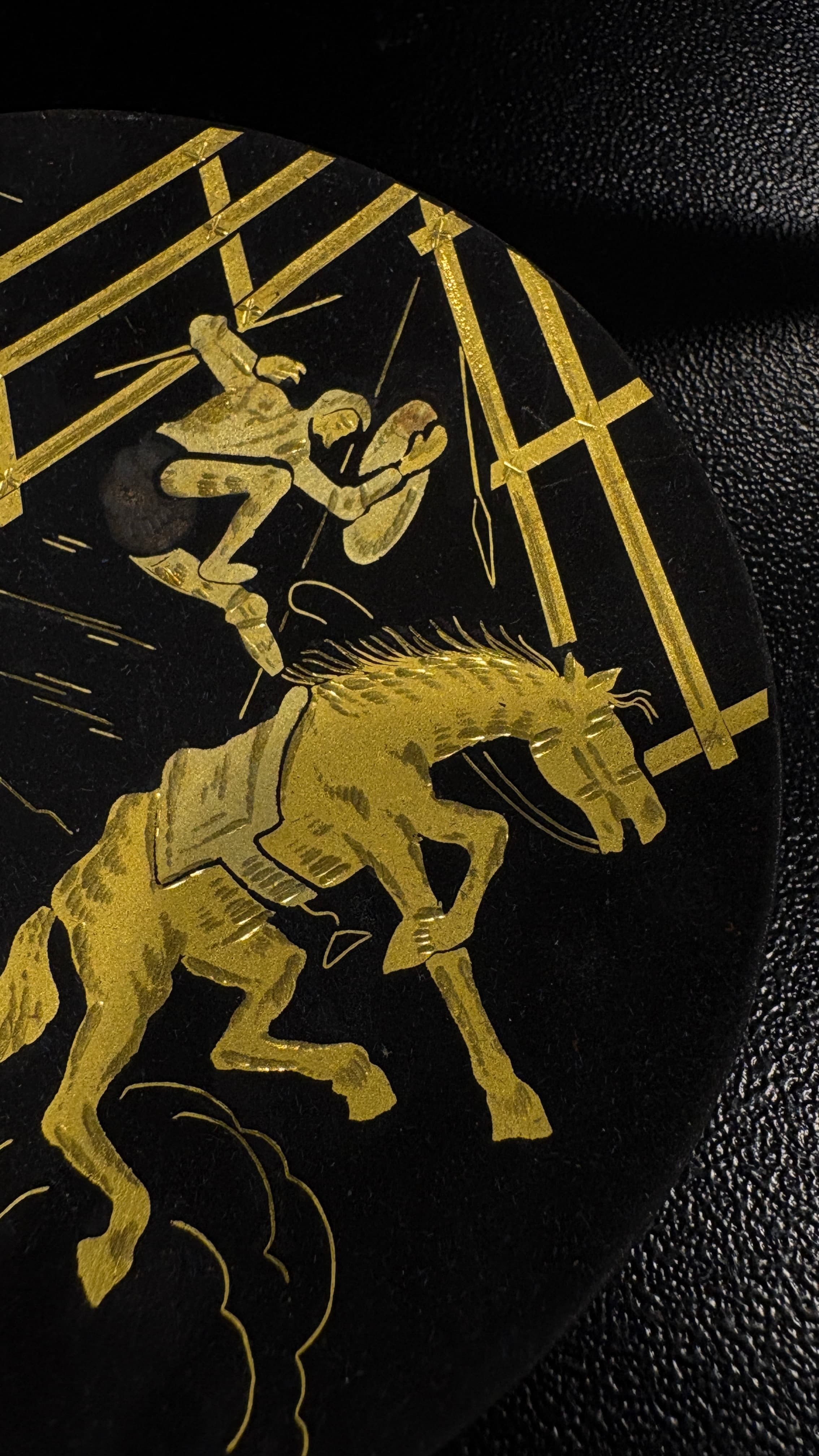 Small Don Quixote Damascene Plate - Regular - Thumbnail 7