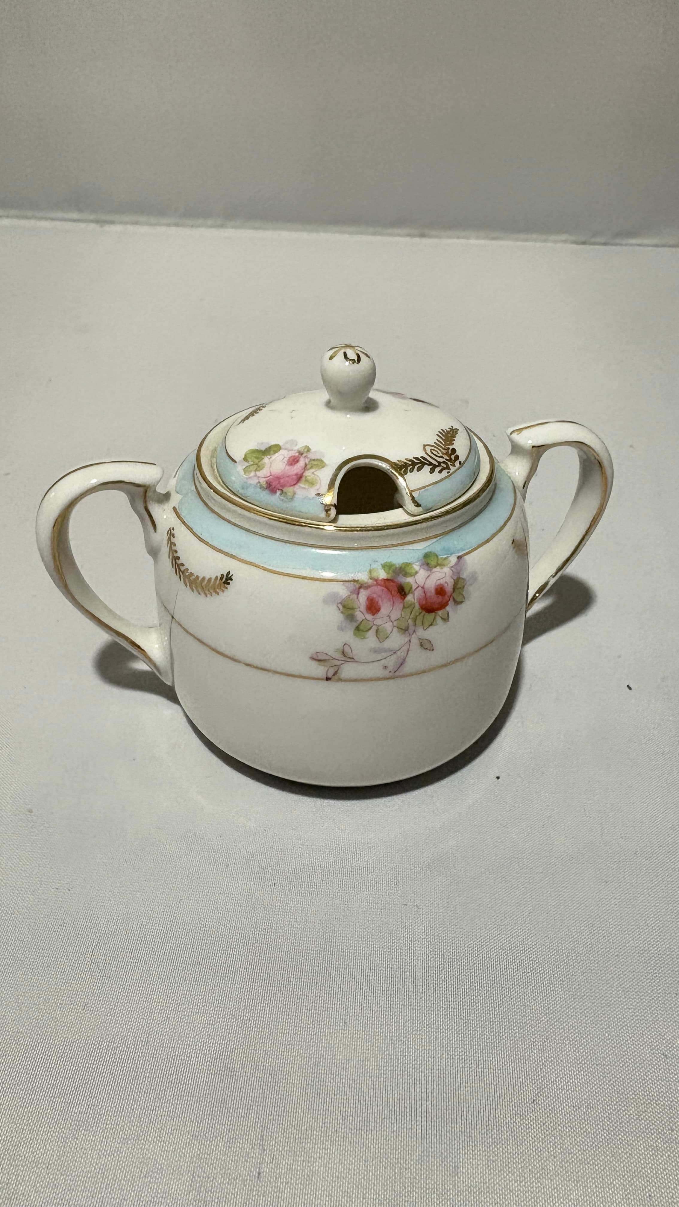 Hand Painted Nippon Sugar Bowl - Regular - Thumbnail 3