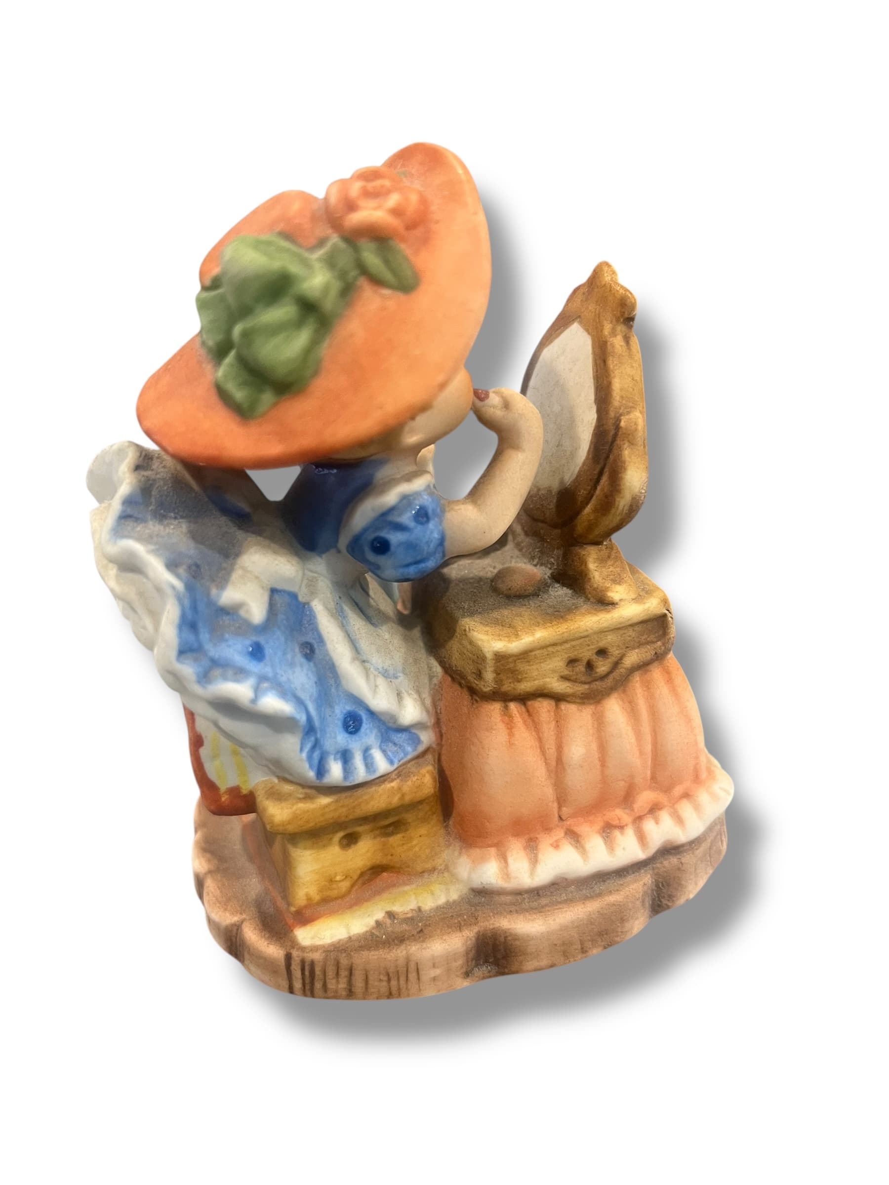 Lefton Figurine Girl Putting on Makeup - Regular - Thumbnail 4