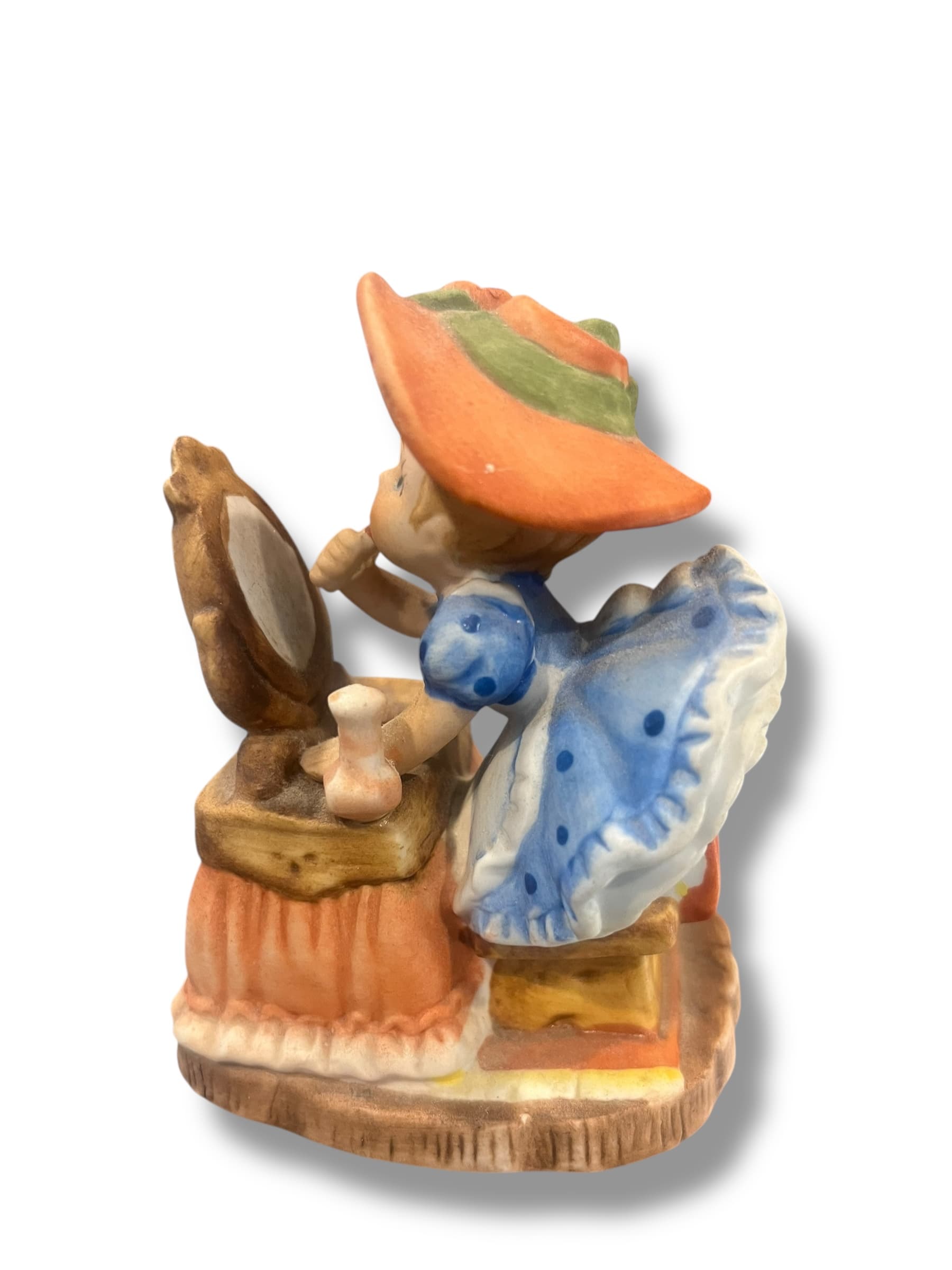 Lefton Figurine Girl Putting on Makeup - Regular - Thumbnail 2
