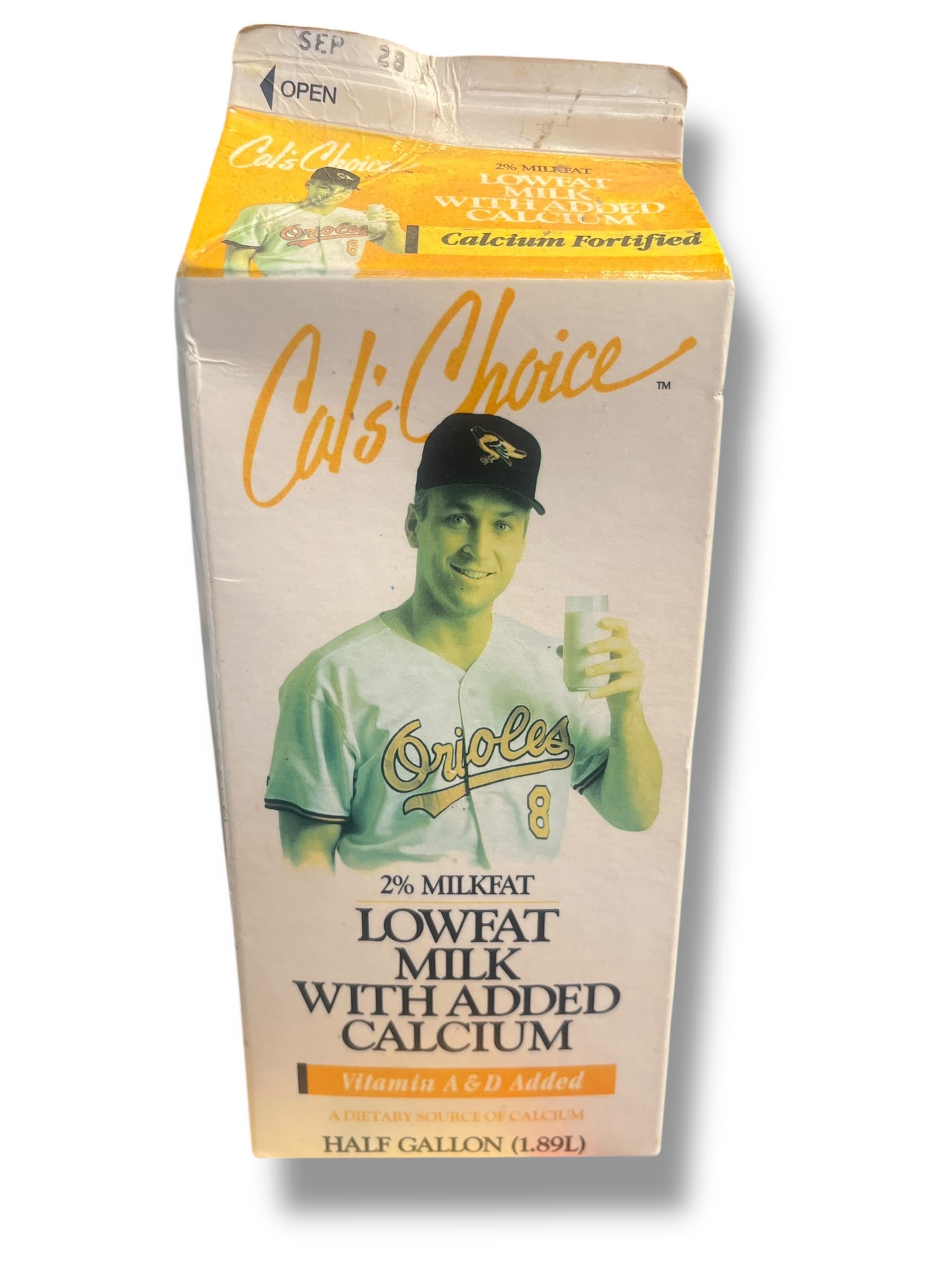 Cal's Choice Milk Carton Featuring Cal Ripken Jr. - Regular - Thumbnail 4