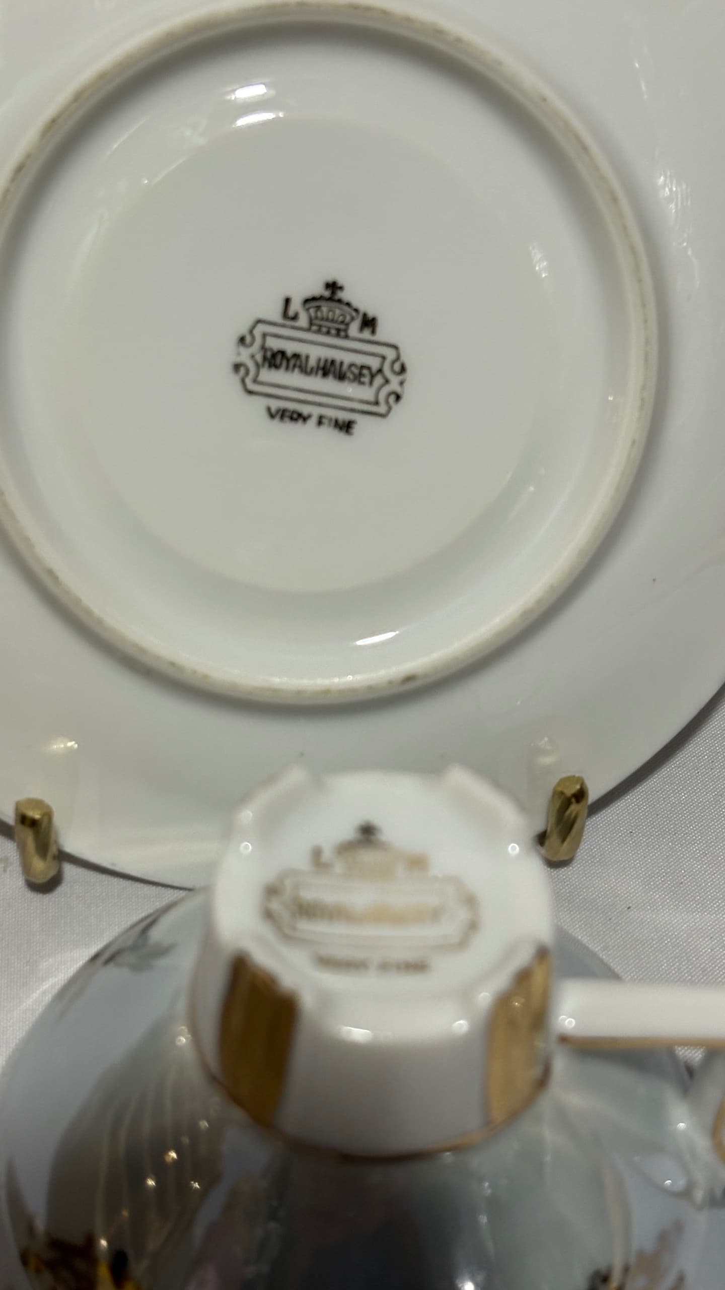 LM Royal Halsey Footed Demi Tasse Tea Cup - Regular - Thumbnail 5