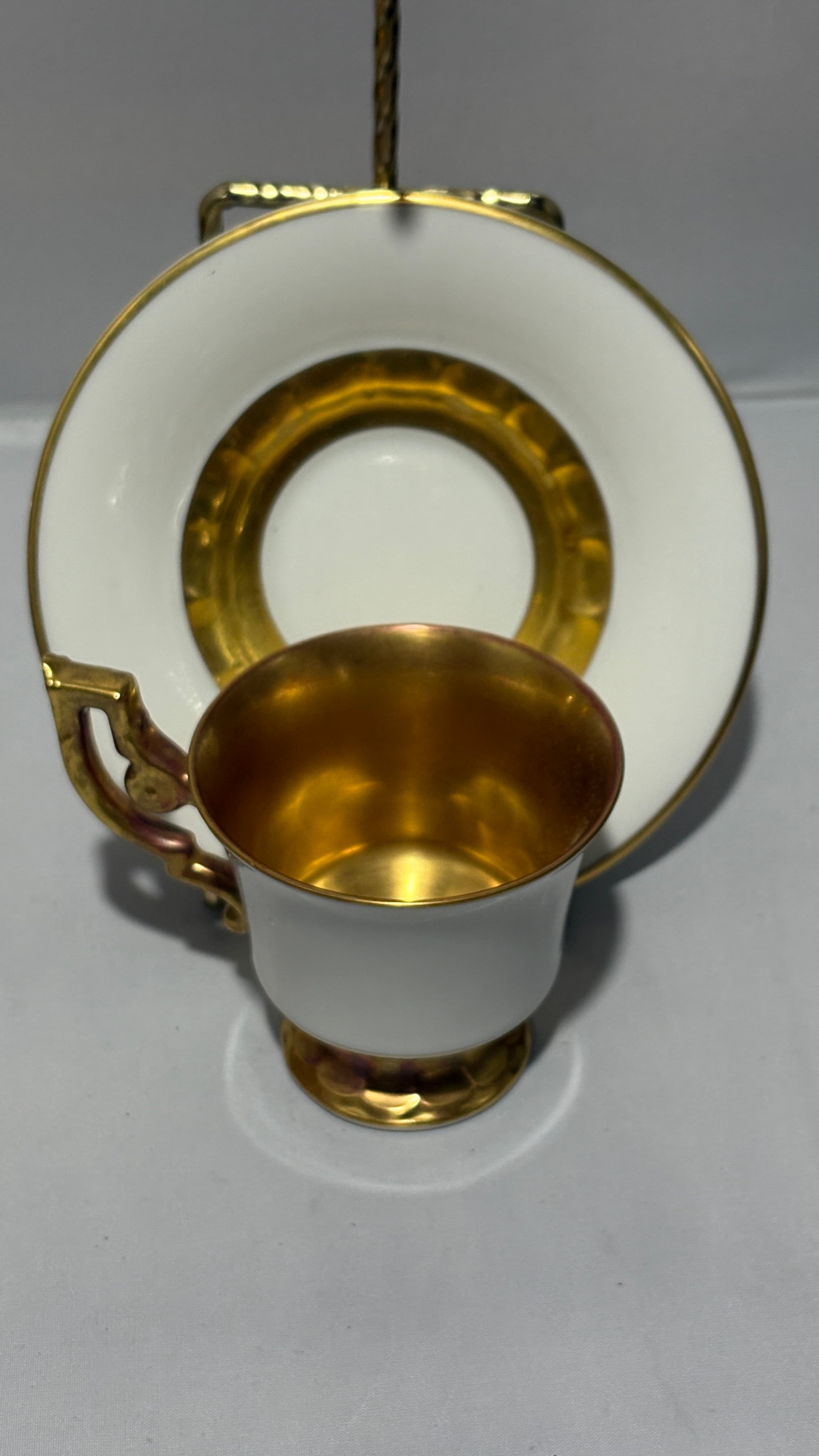 Heinrich Selb Gold and White Demi-Tasse - Regular - Thumbnail 2