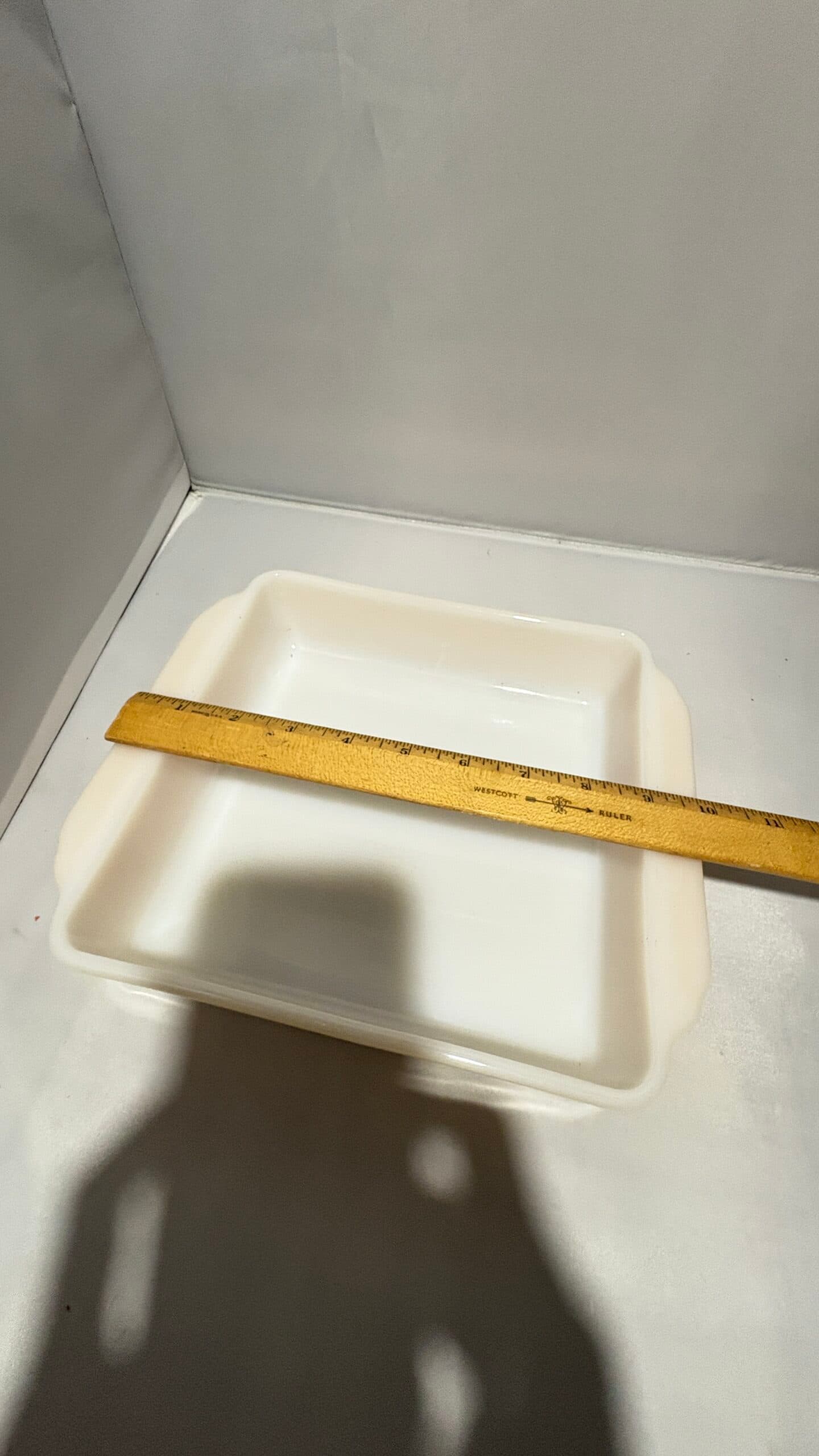 Fire king Peach Square Baker Lusterware - Regular - Thumbnail 2