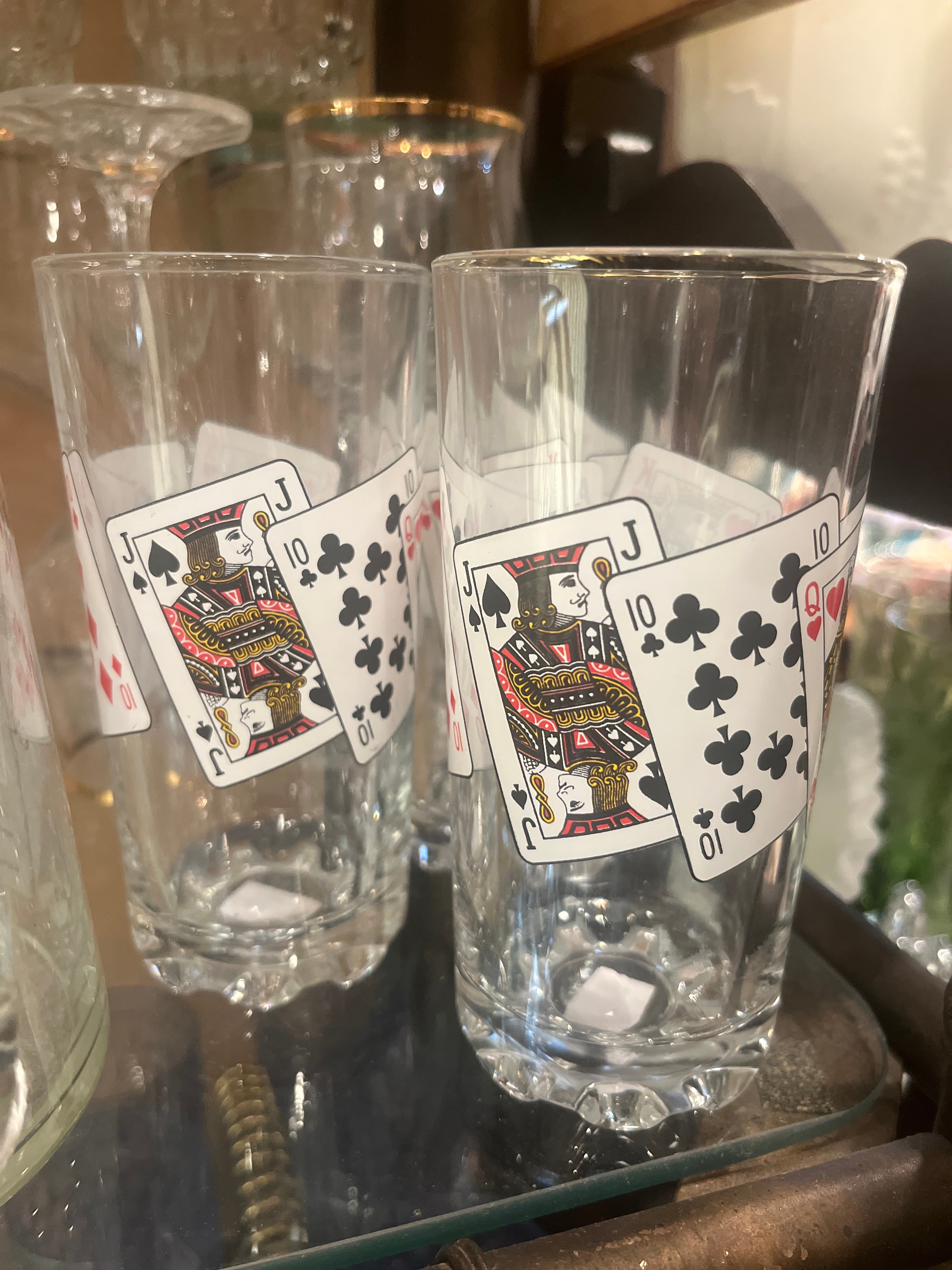 Novelty Playing Cards Drinking Glass - Regular - Thumbnail 4