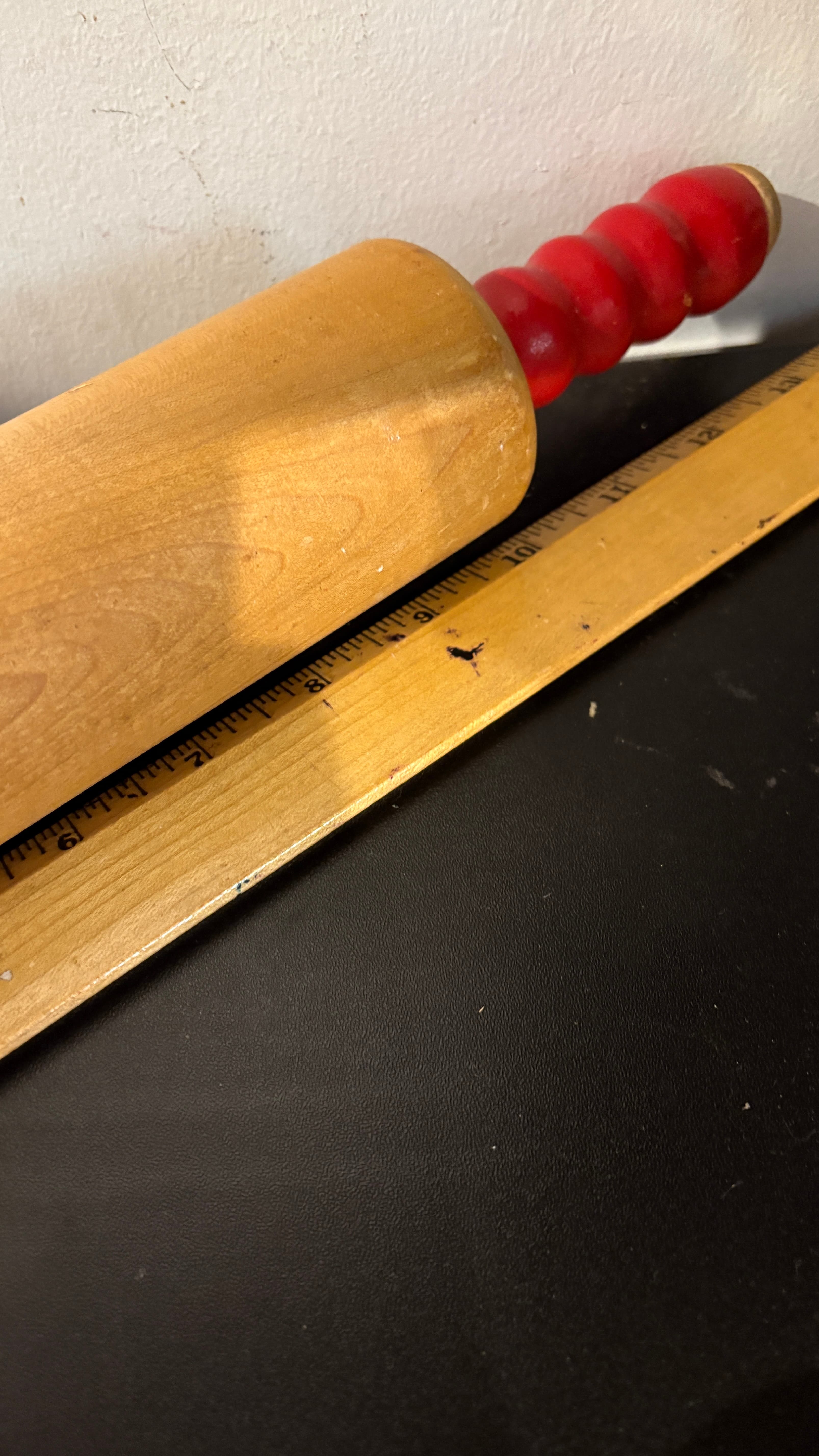 Red Handled Rolling Pin - Regular - Thumbnail 2