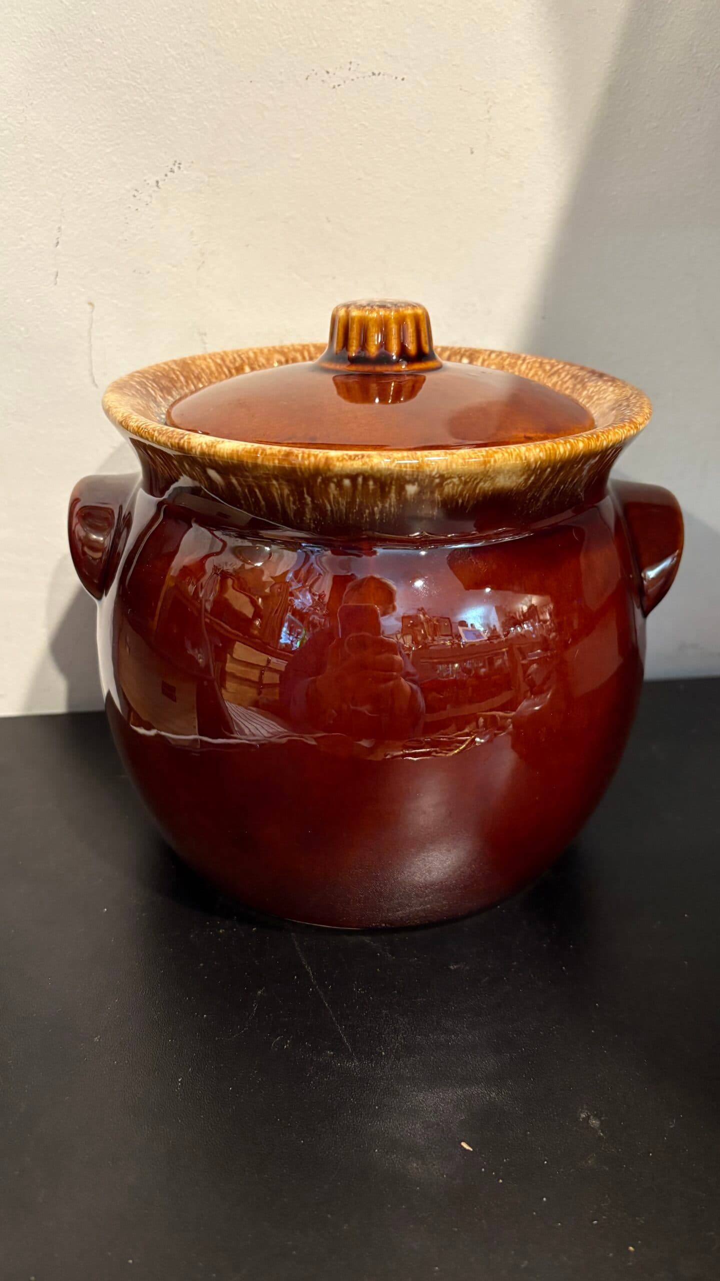 As IS Hull Pottery Brown Drip Teapot - Regular - Thumbnail 4