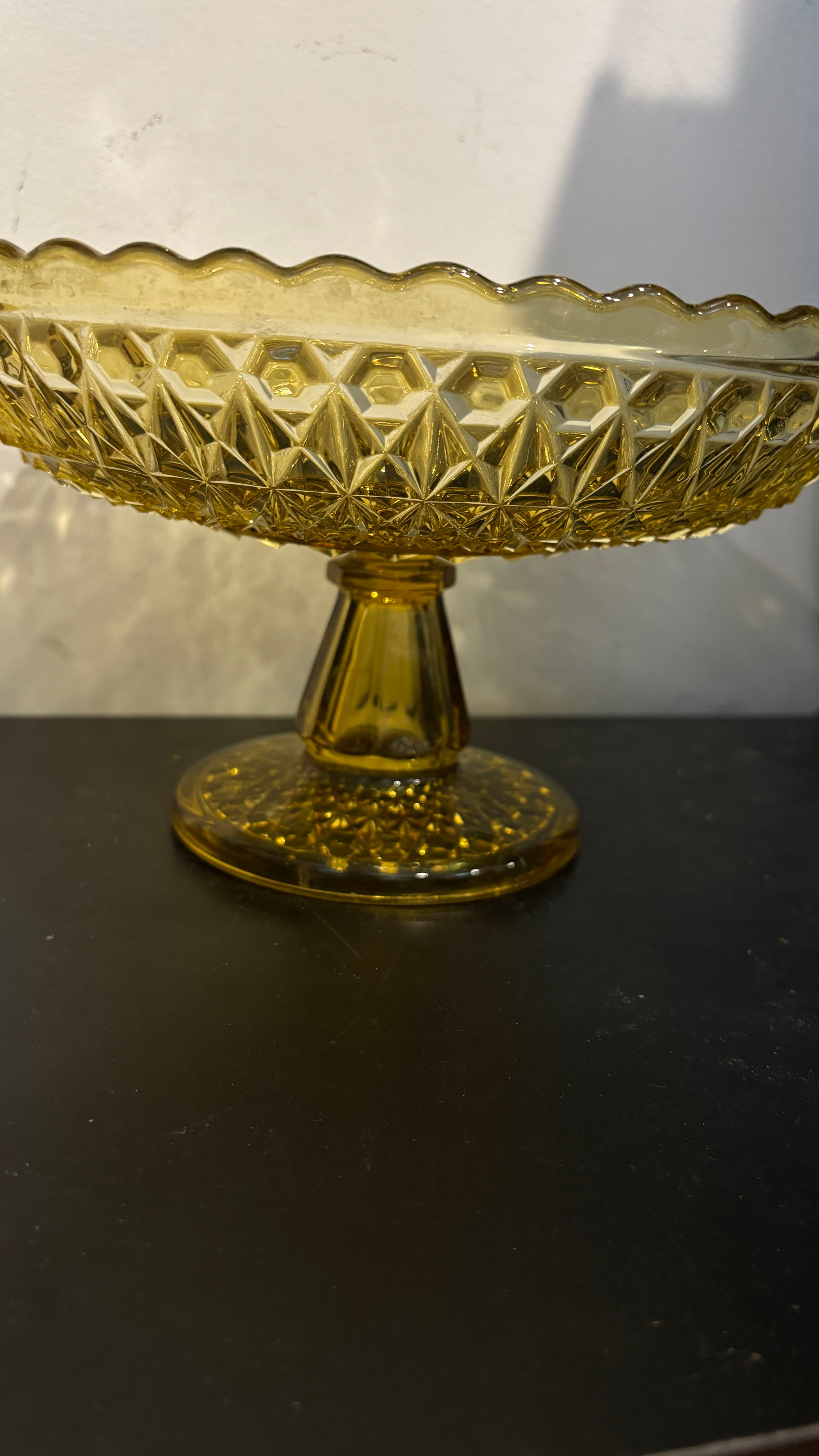 Pedestal Bowl Amber Zephyr - Regular - Thumbnail 3