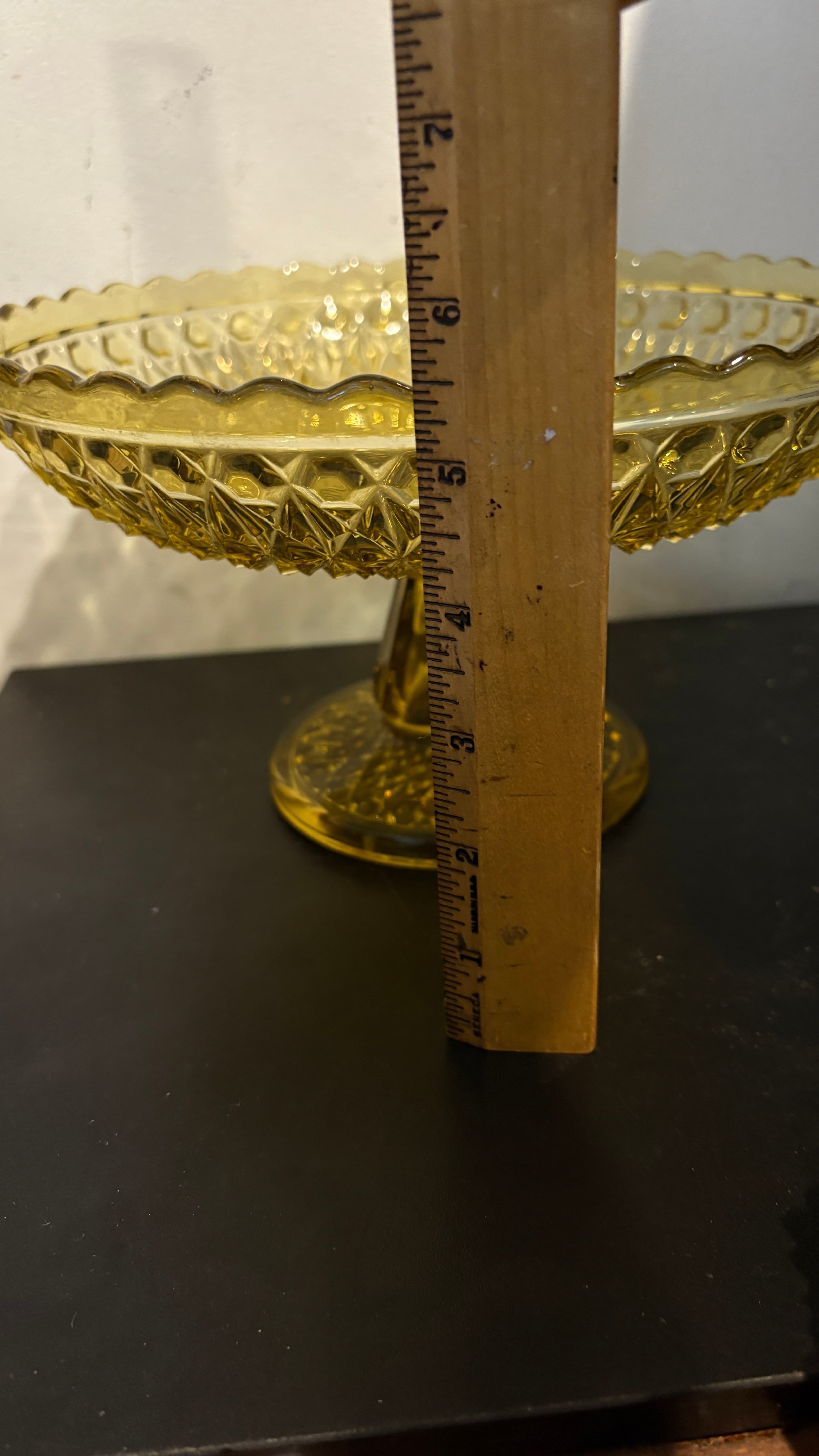 Pedestal Bowl Amber Zephyr - Regular - Thumbnail 4