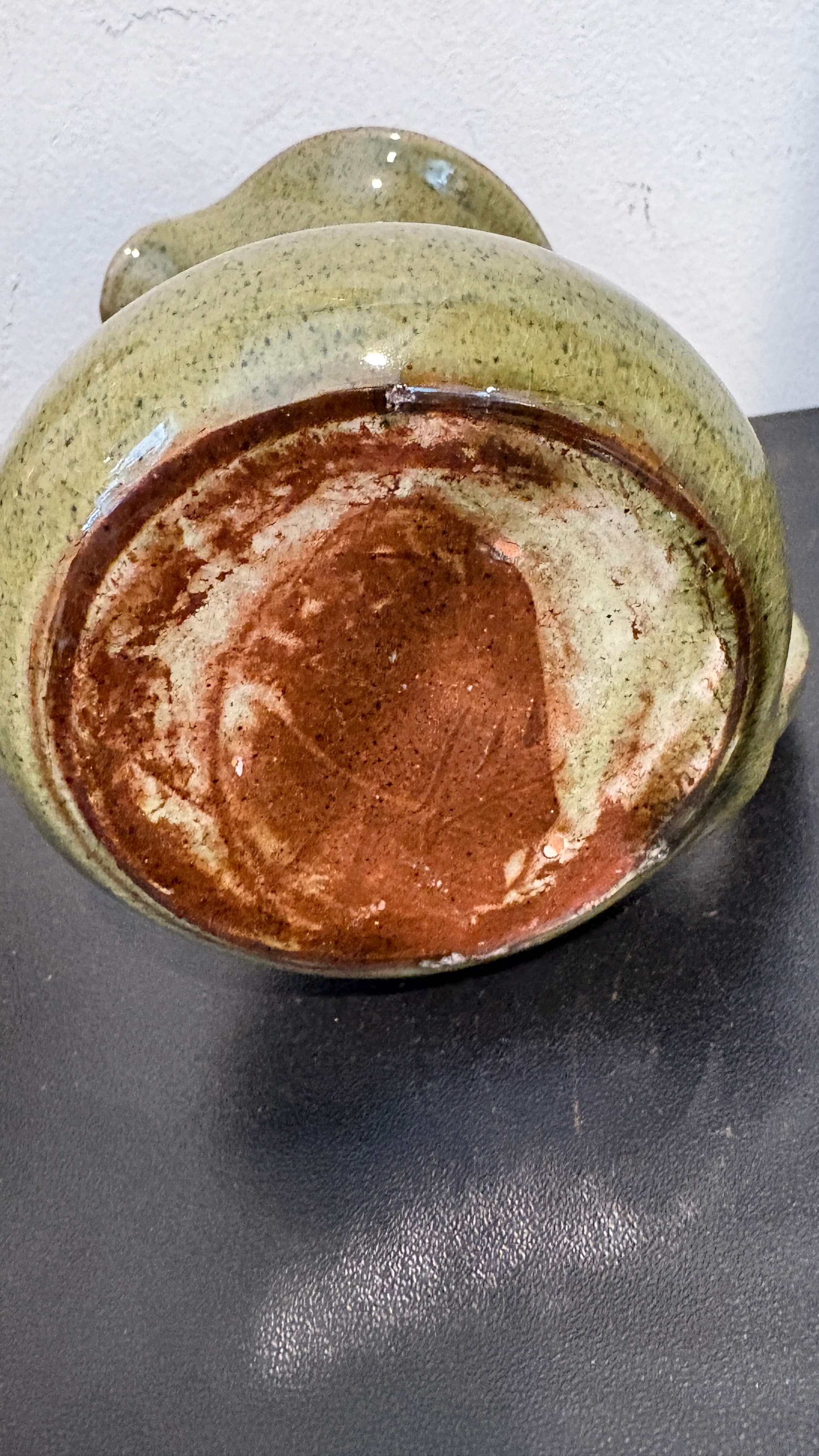 Green 4" Studio Pottery Pitcher - Regular - Thumbnail 7