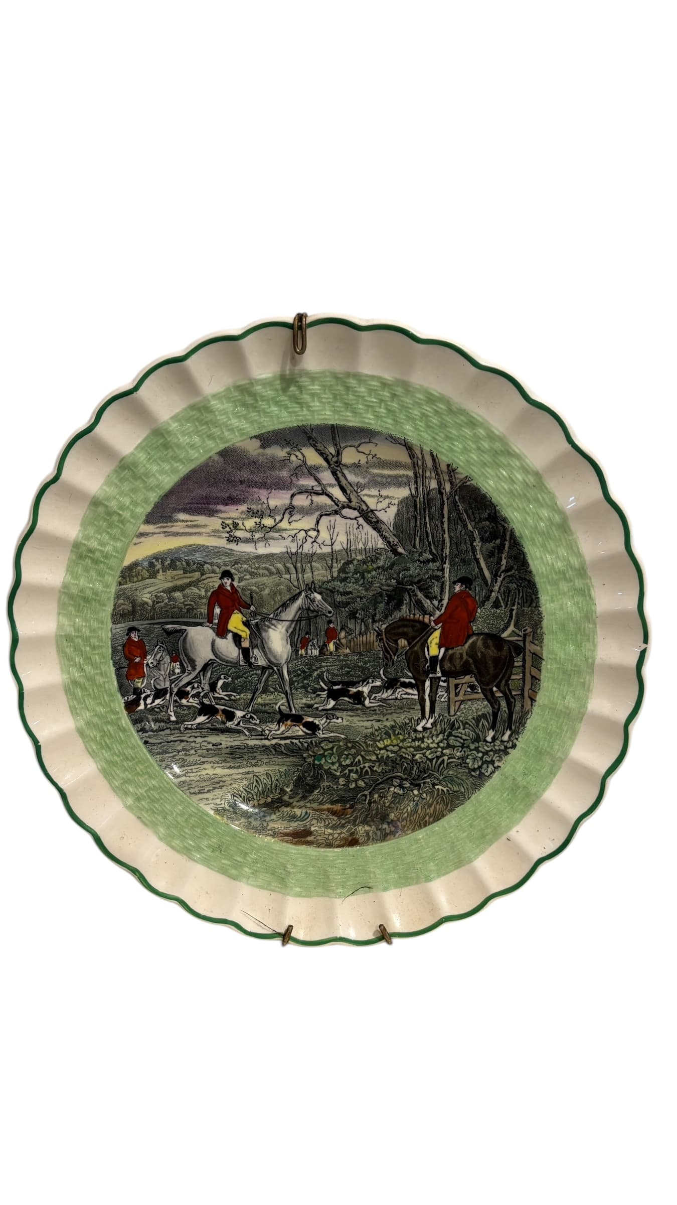 Pair Copeland Spode "Hunting Plates" - Regular - Thumbnail 5