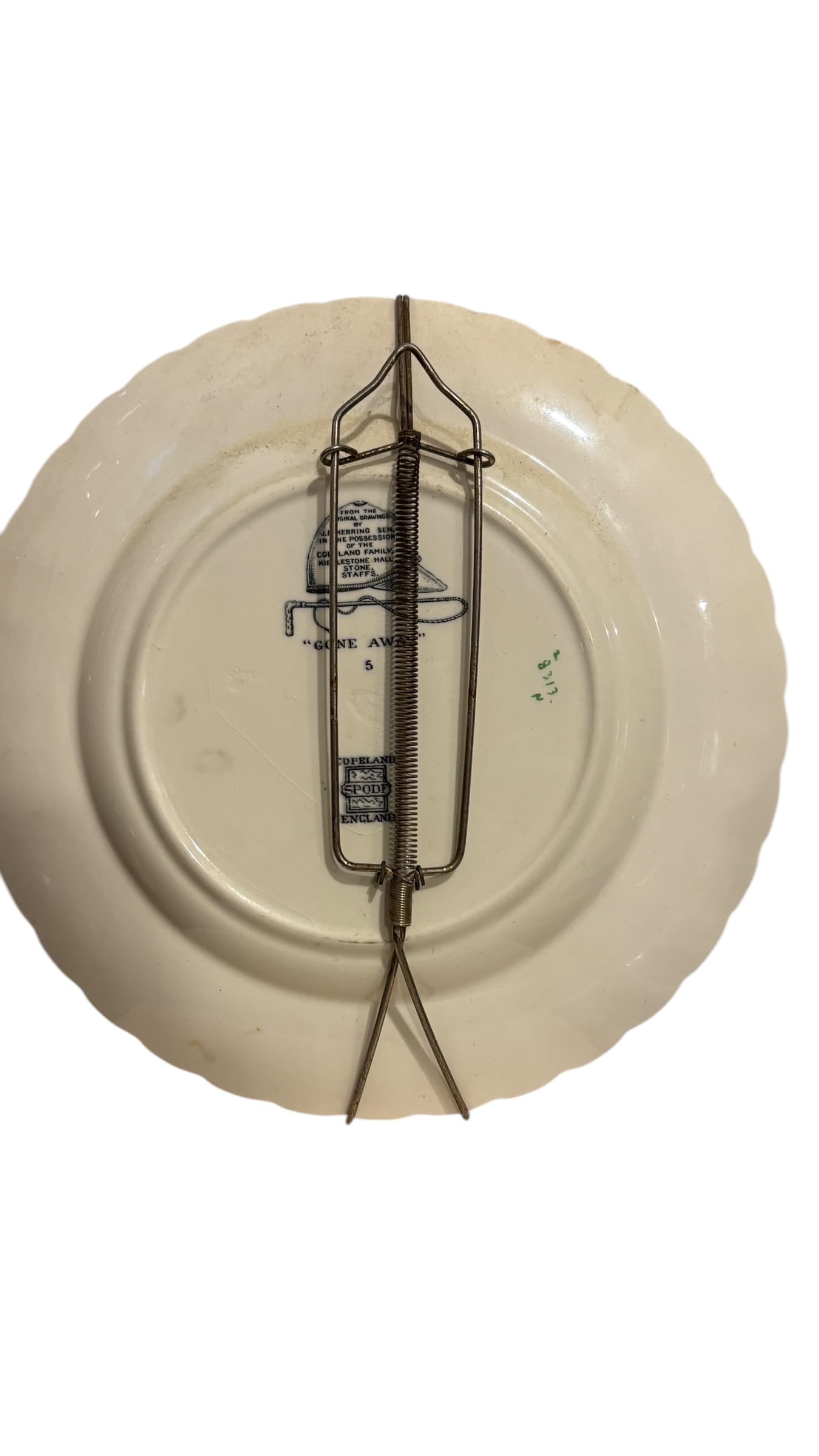 Pair Copeland Spode "Hunting Plates" - Regular - Thumbnail 6