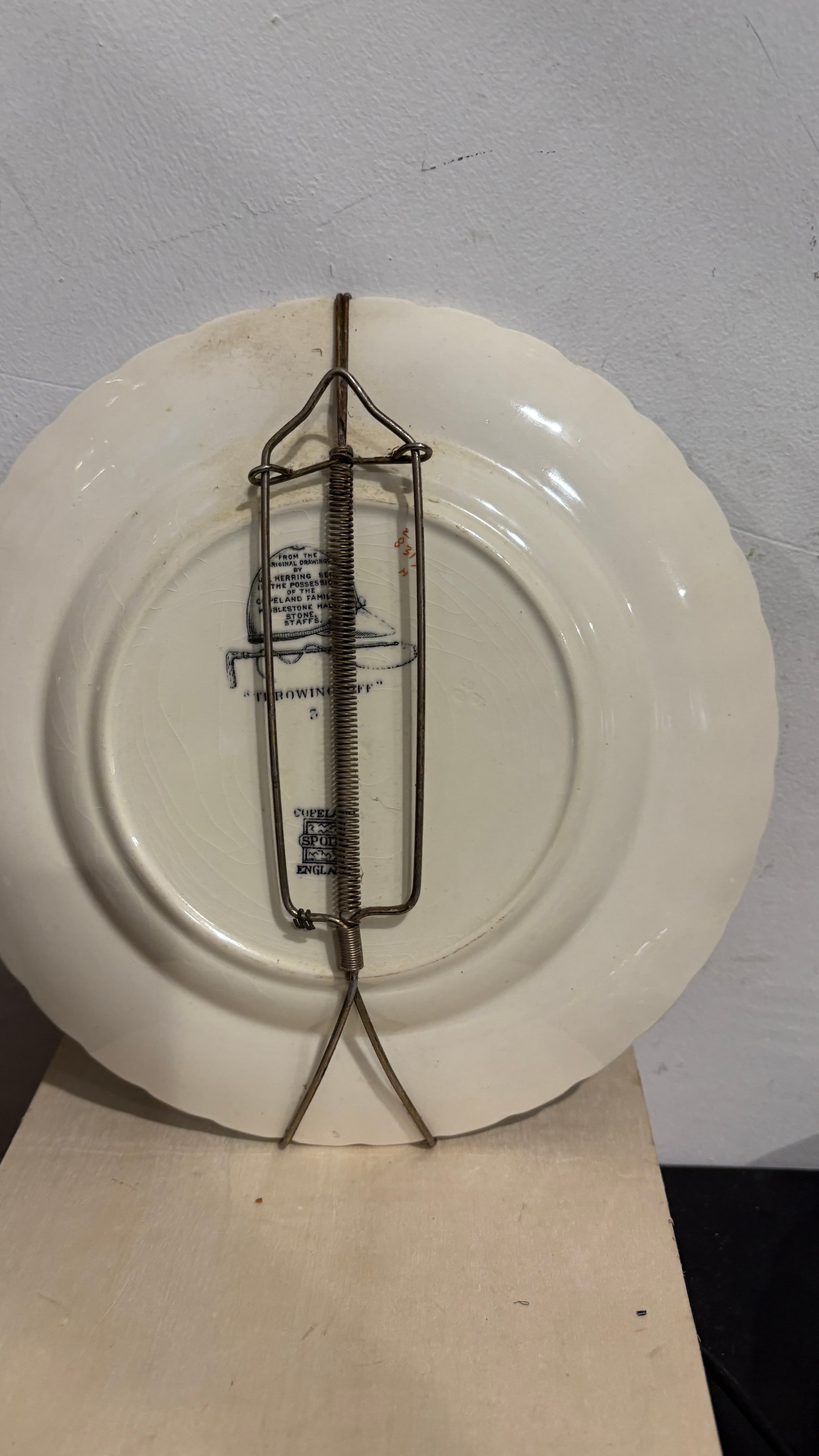 Pair Copeland Spode "Hunting Plates" - Regular - Thumbnail 3