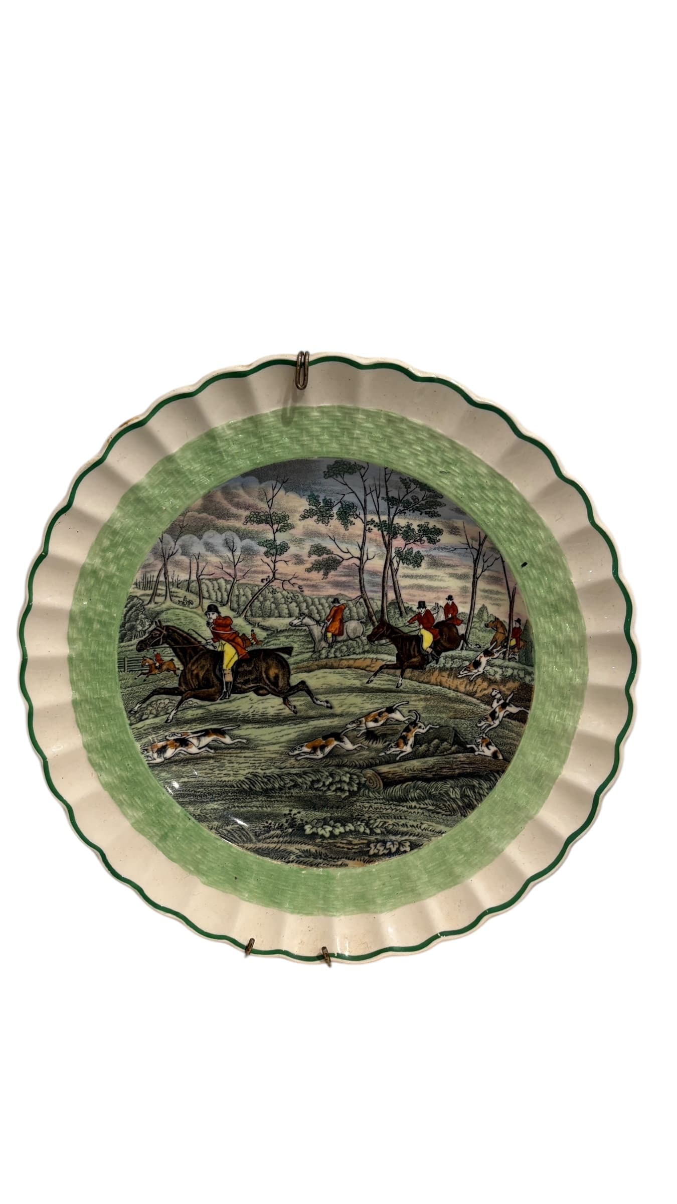 Pair Copeland Spode "Hunting Plates" - Regular - Thumbnail 2
