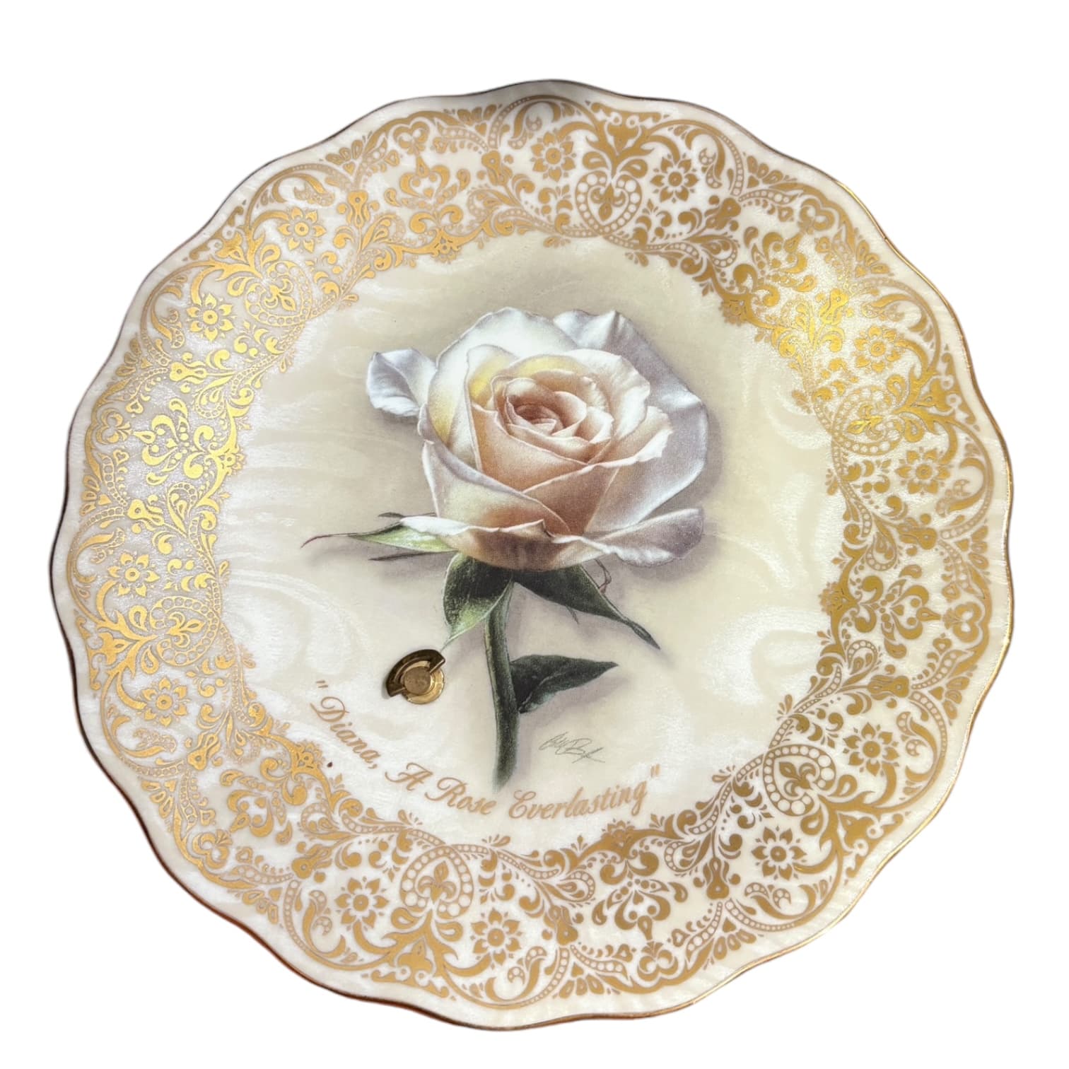 Diana, A Rose Everlasting Musical Plate - Regular - Thumbnail 2