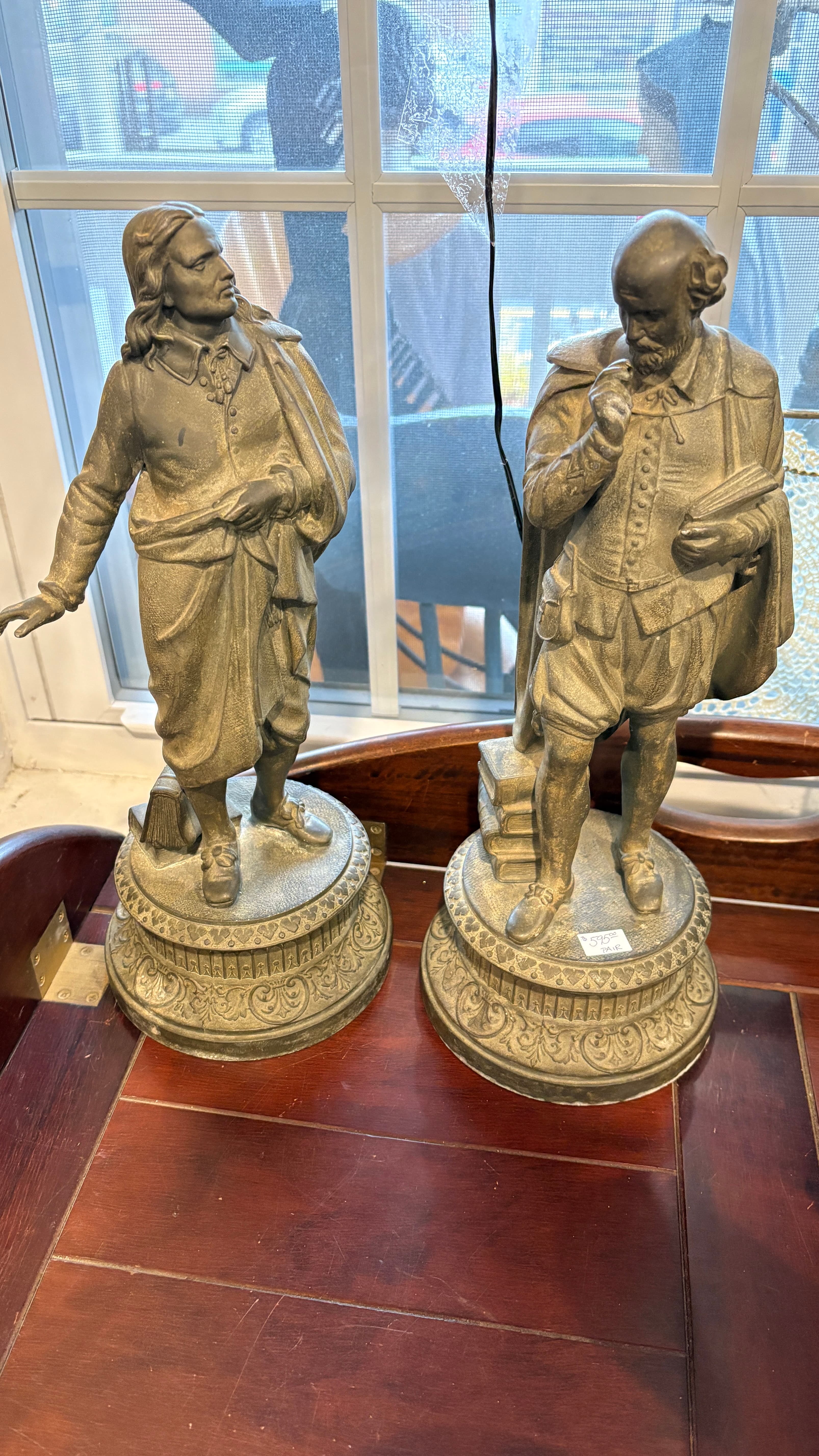 Statues of Shakespeare & Milton PAIR - Regular - Thumbnail 2