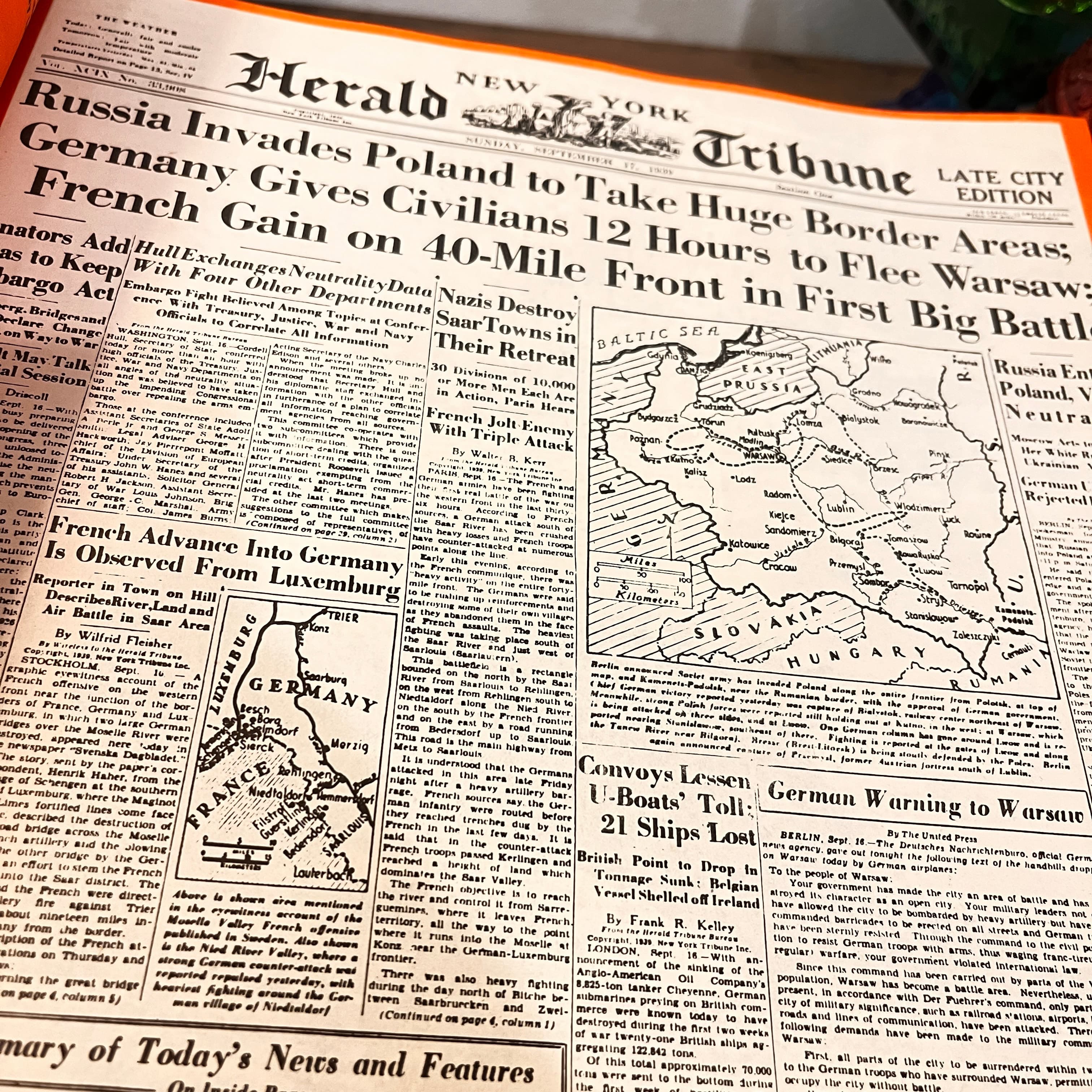 NY Herald Tribune Front Page History - Regular - Thumbnail 6