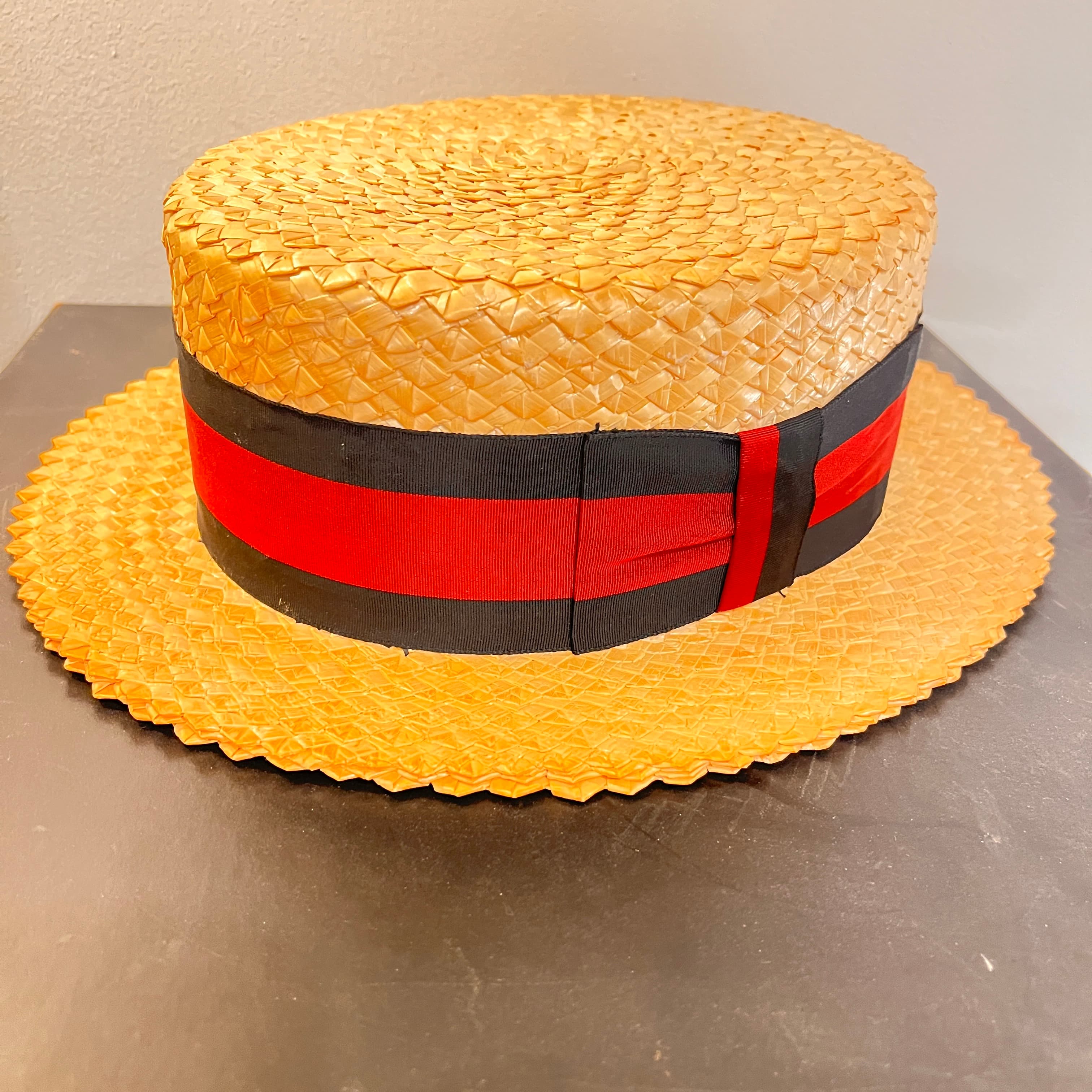 Vintage Champ 7-1/8 Boater Hat - Regular - Thumbnail 2