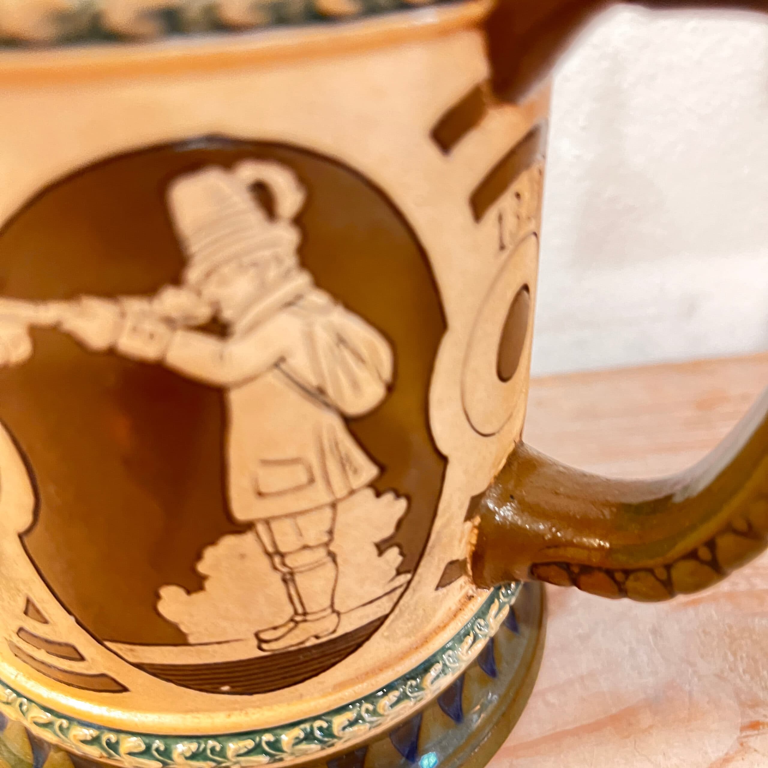 Antique Mettlach 1323 Stein - Regular - Thumbnail 10