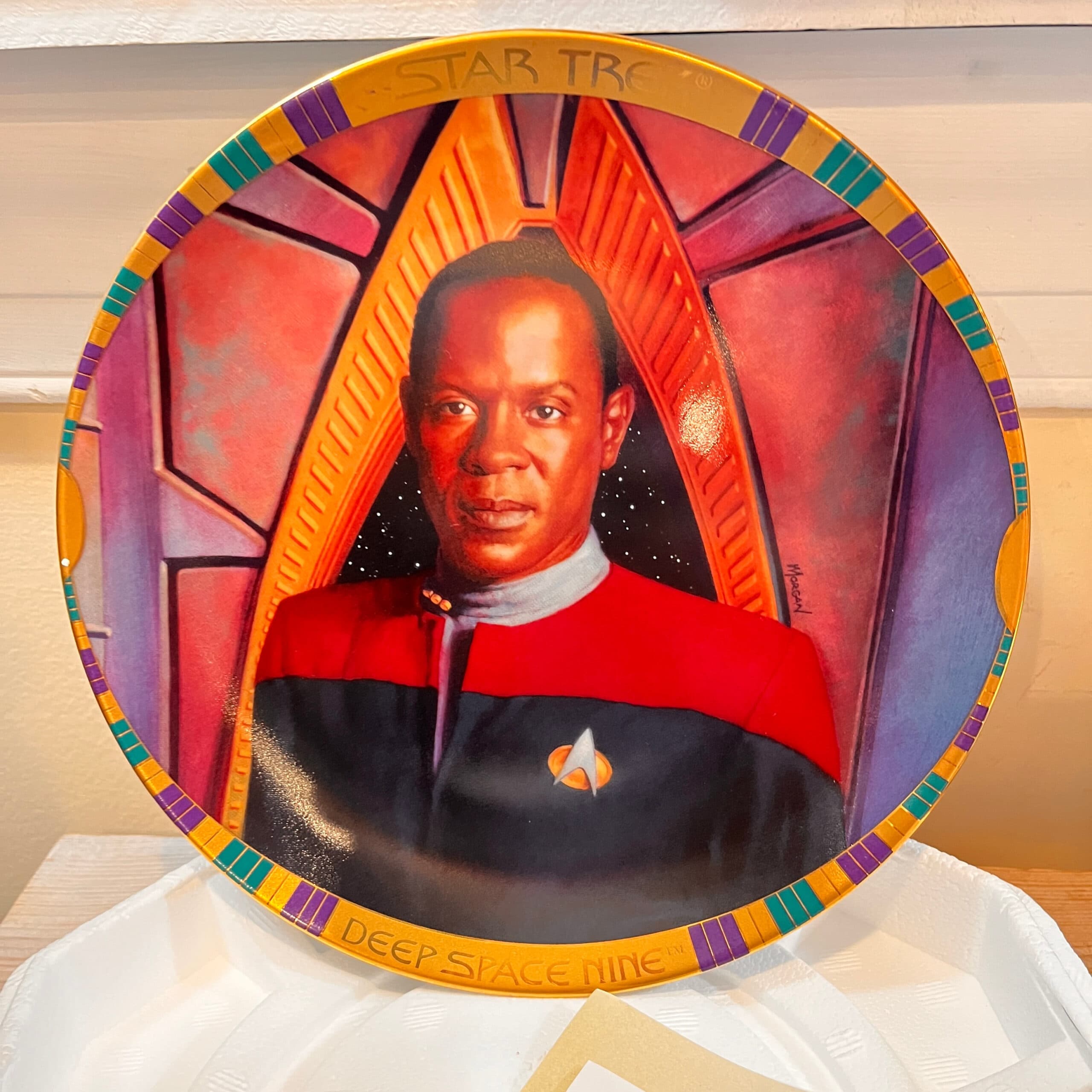 Commander Benjamin Sisko Star Trek Plate - Regular - Thumbnail 2