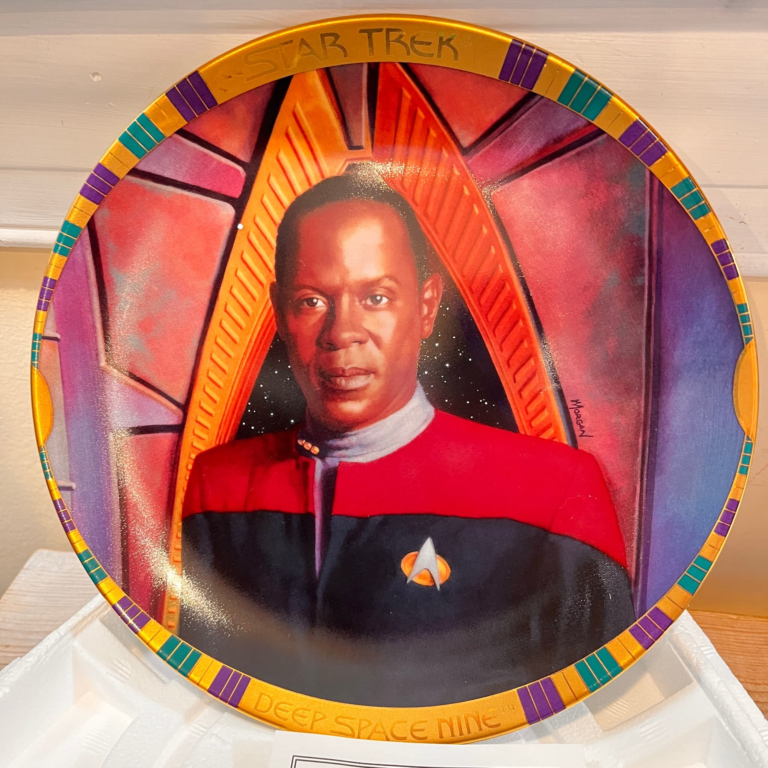 Commander Benjamin Sisko Star Trek Plate - Regular - Thumbnail 3