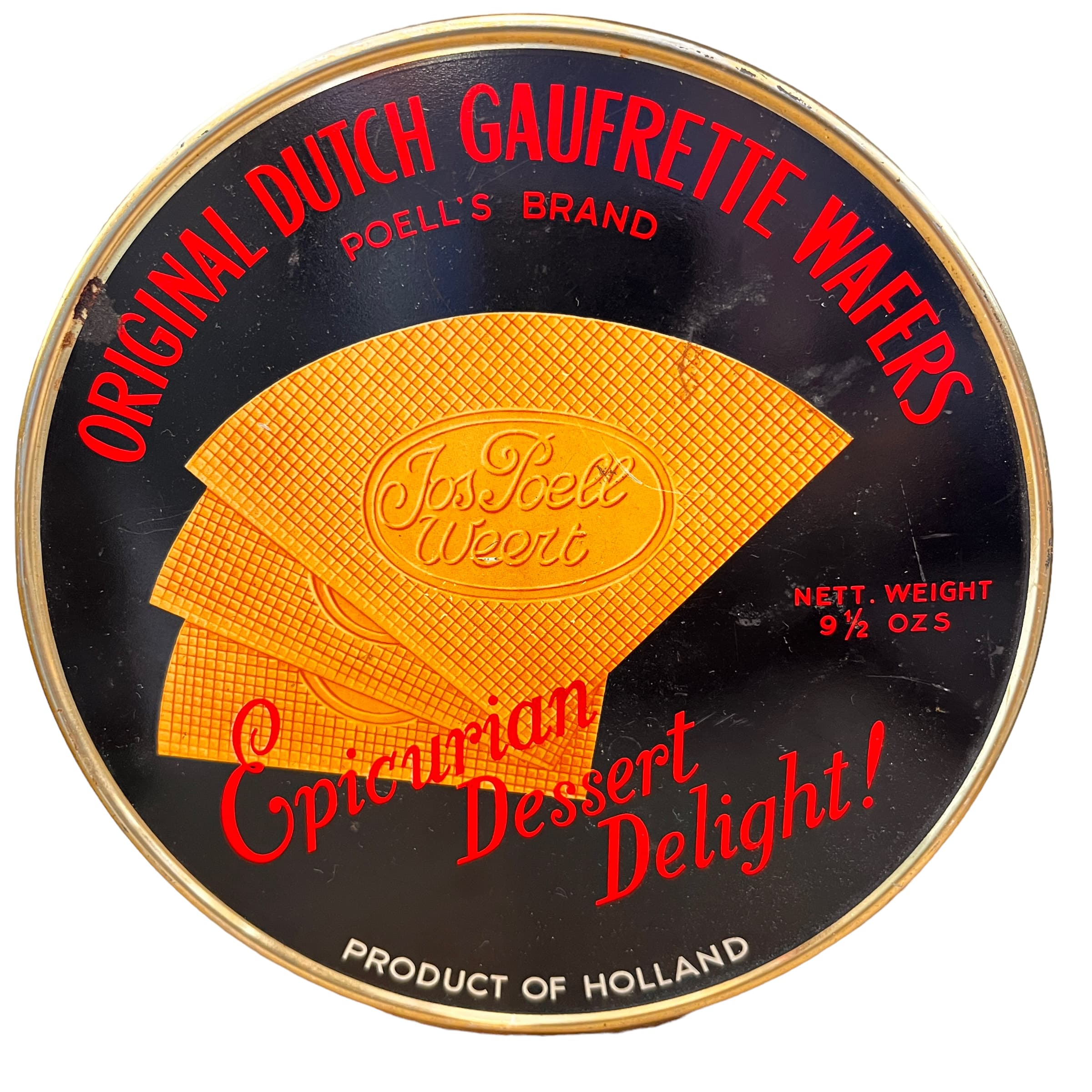 Dutch Gaufrette Waffers Tin - Regular - Thumbnail 3