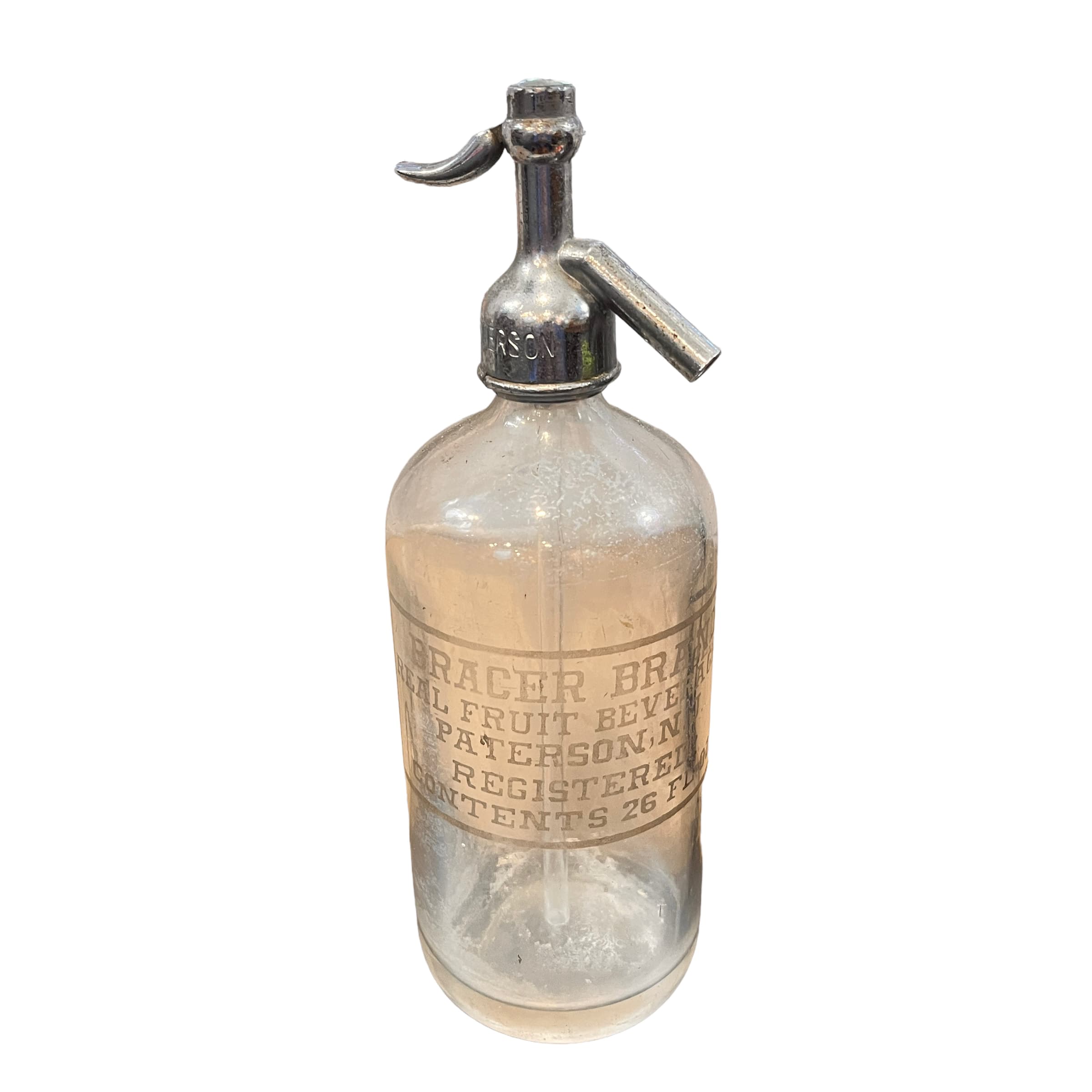 Vintage Singer & Sons Seltzer Bottle Paterson, NJ - Regular - Thumbnail 3