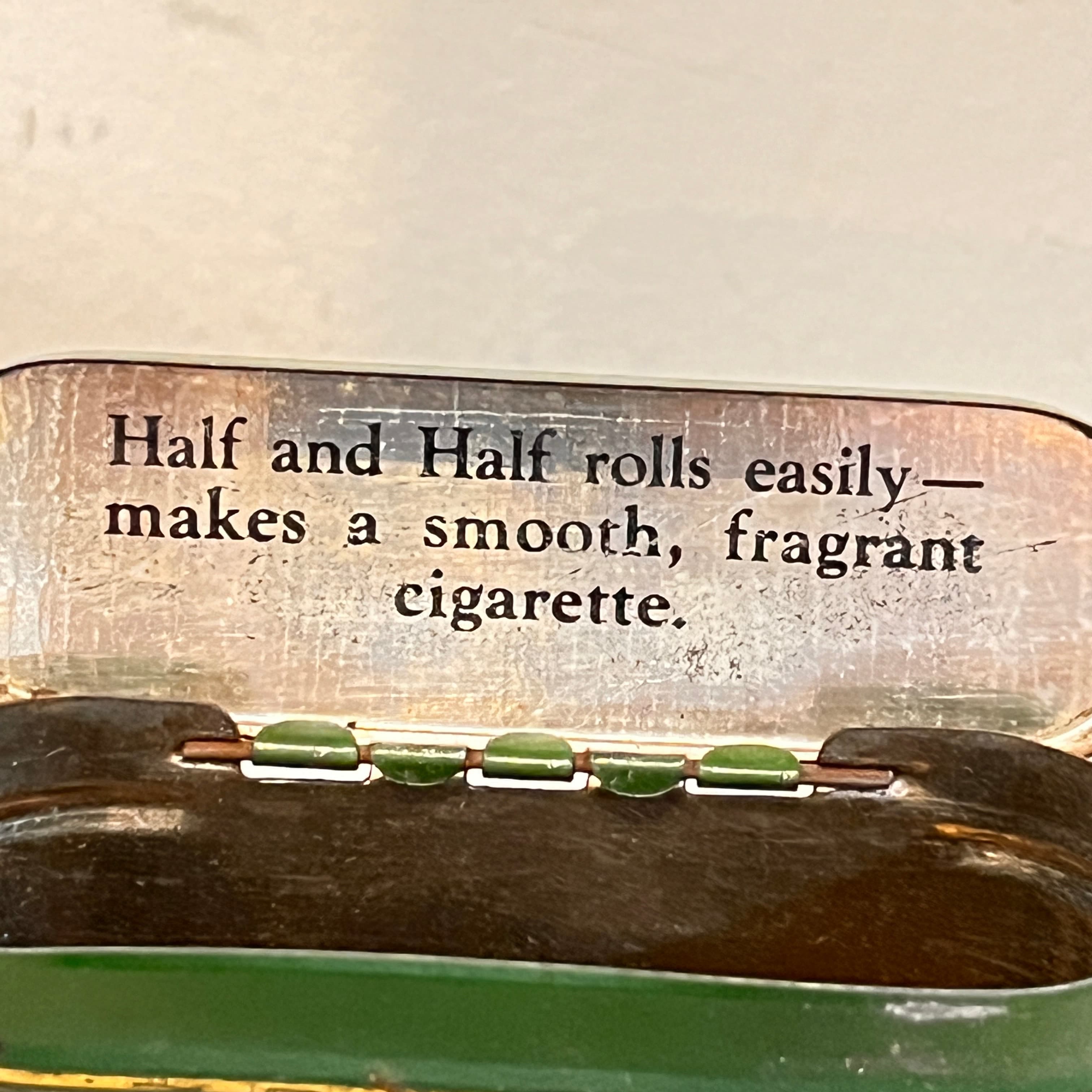 Half and ... Vintage Tobacco Tin 1930 - Regular - Thumbnail 8