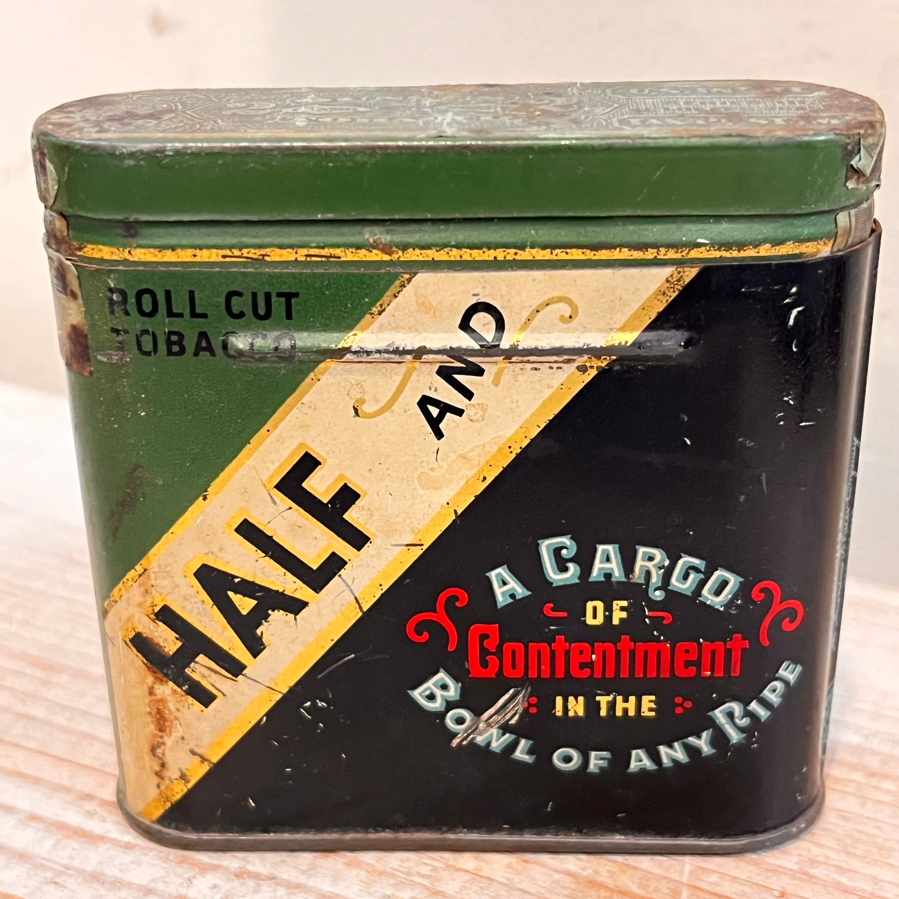 Half and ... Vintage Tobacco Tin 1930 - Regular - Thumbnail 7
