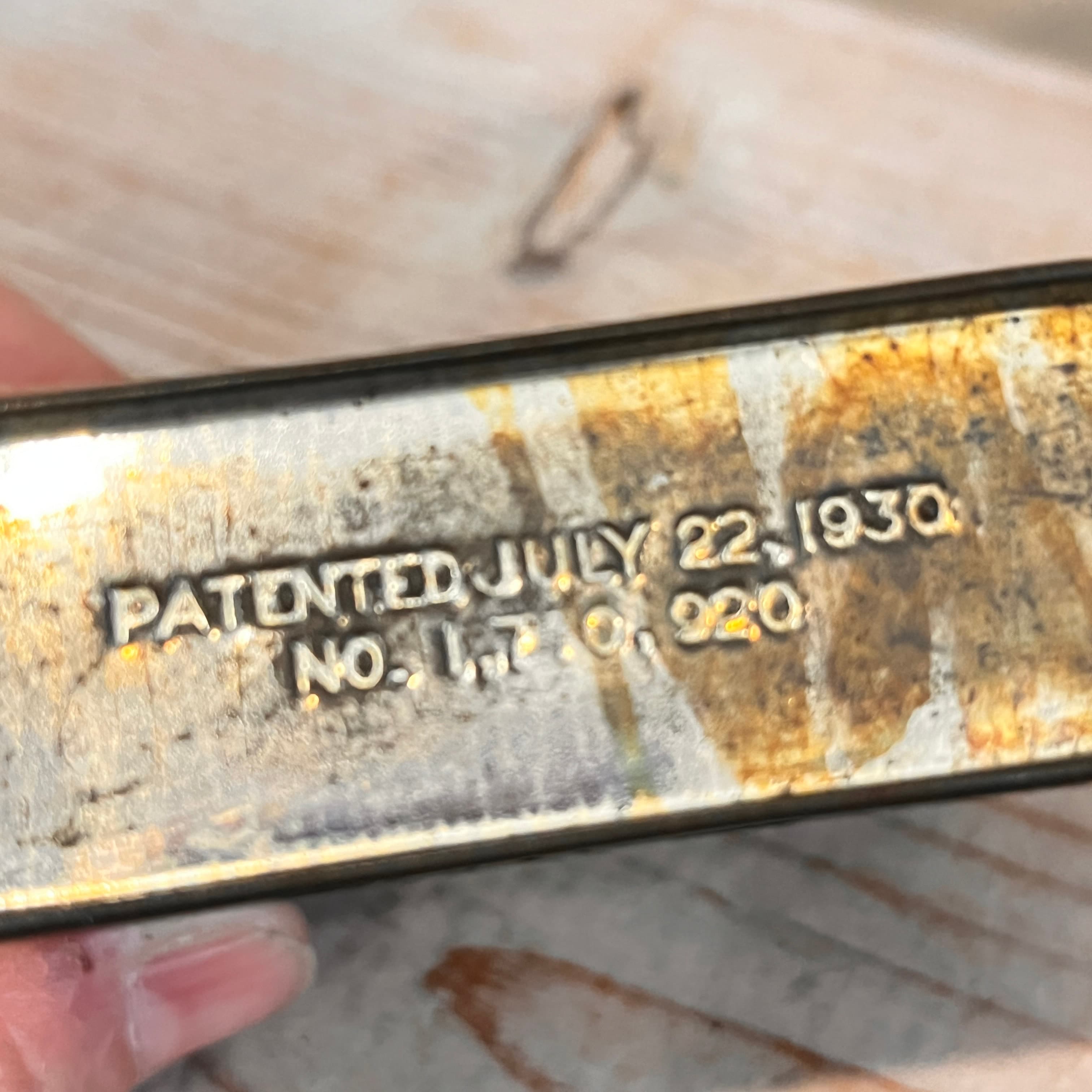 Half and ... Vintage Tobacco Tin 1930 - Regular - Thumbnail 6